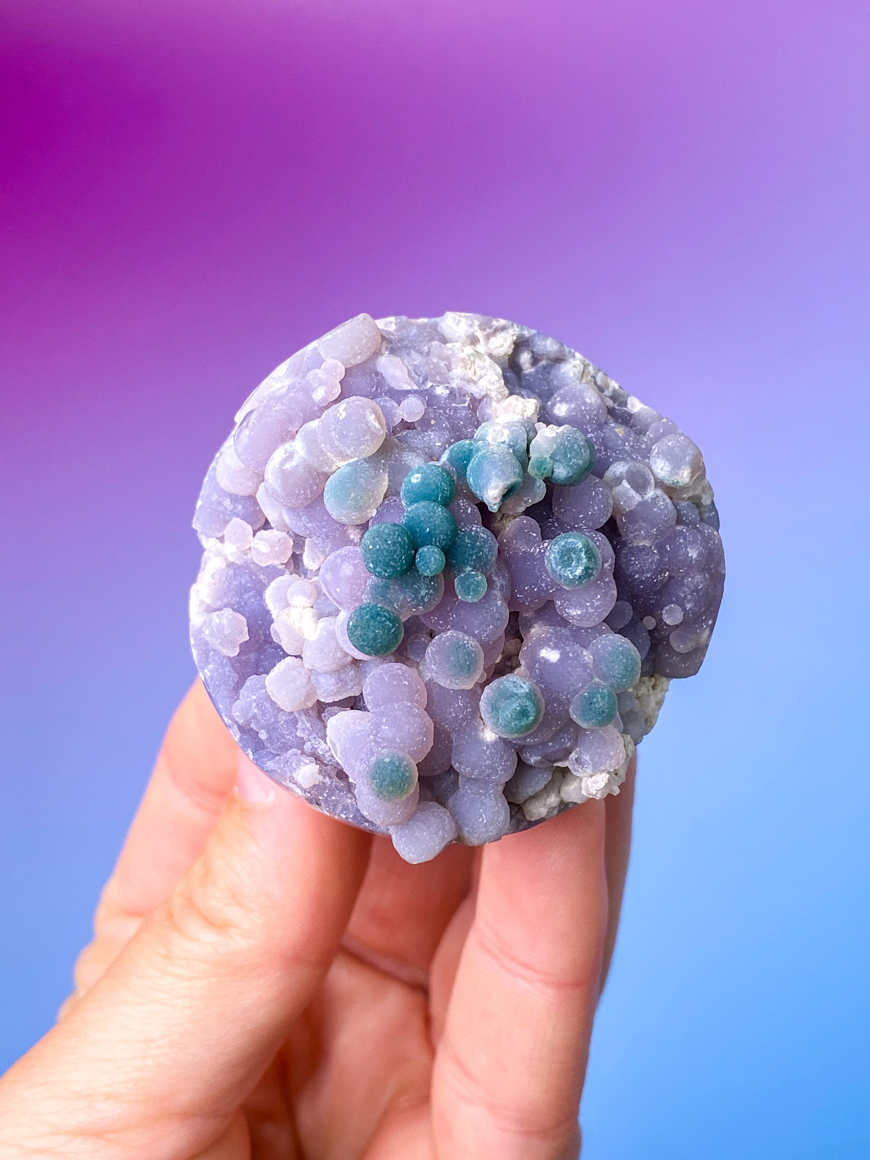 Druzy Grape Agat Kugle (Nr. 2)