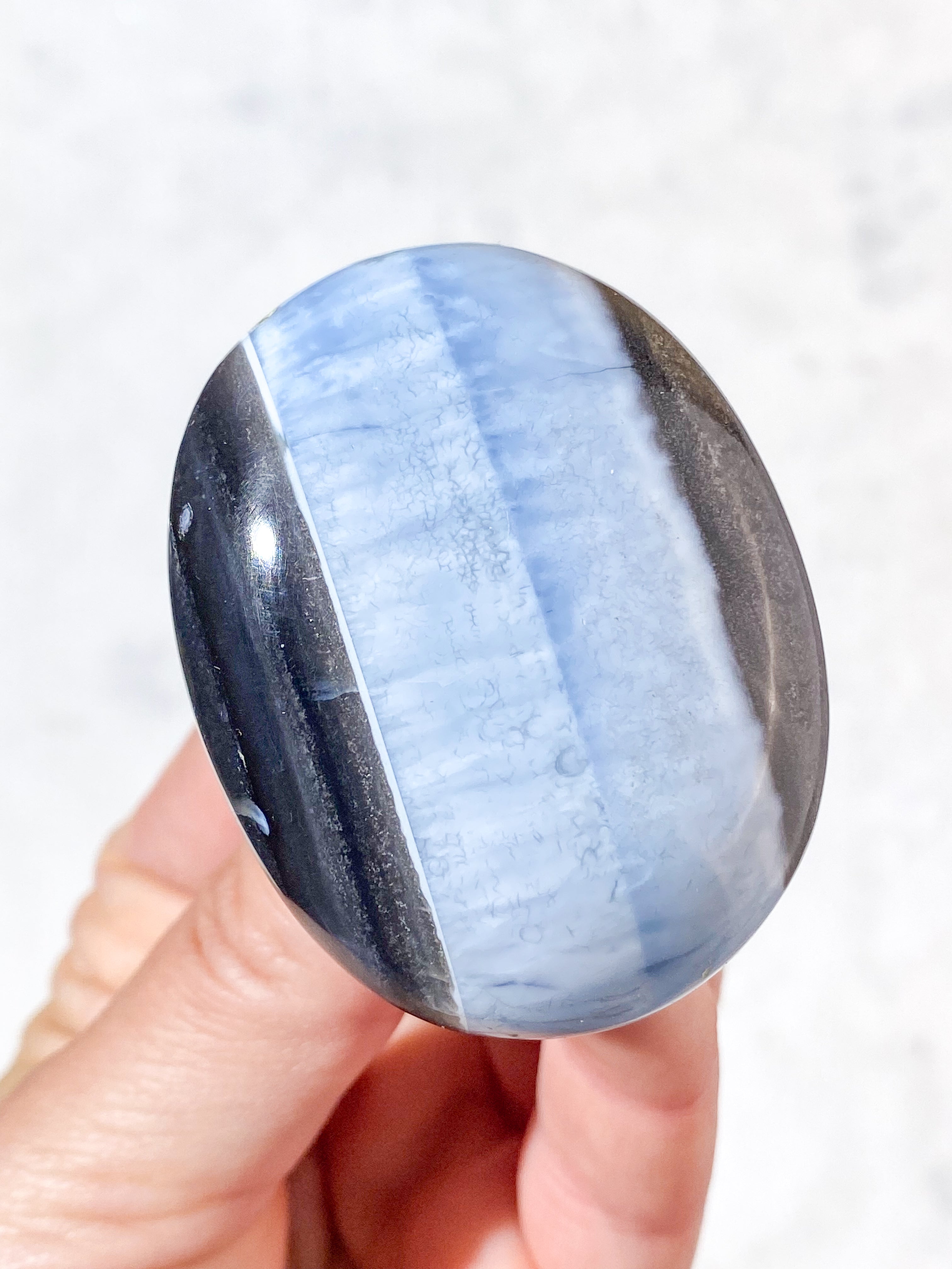 Blå Opal Palmstone (Nr. 21)