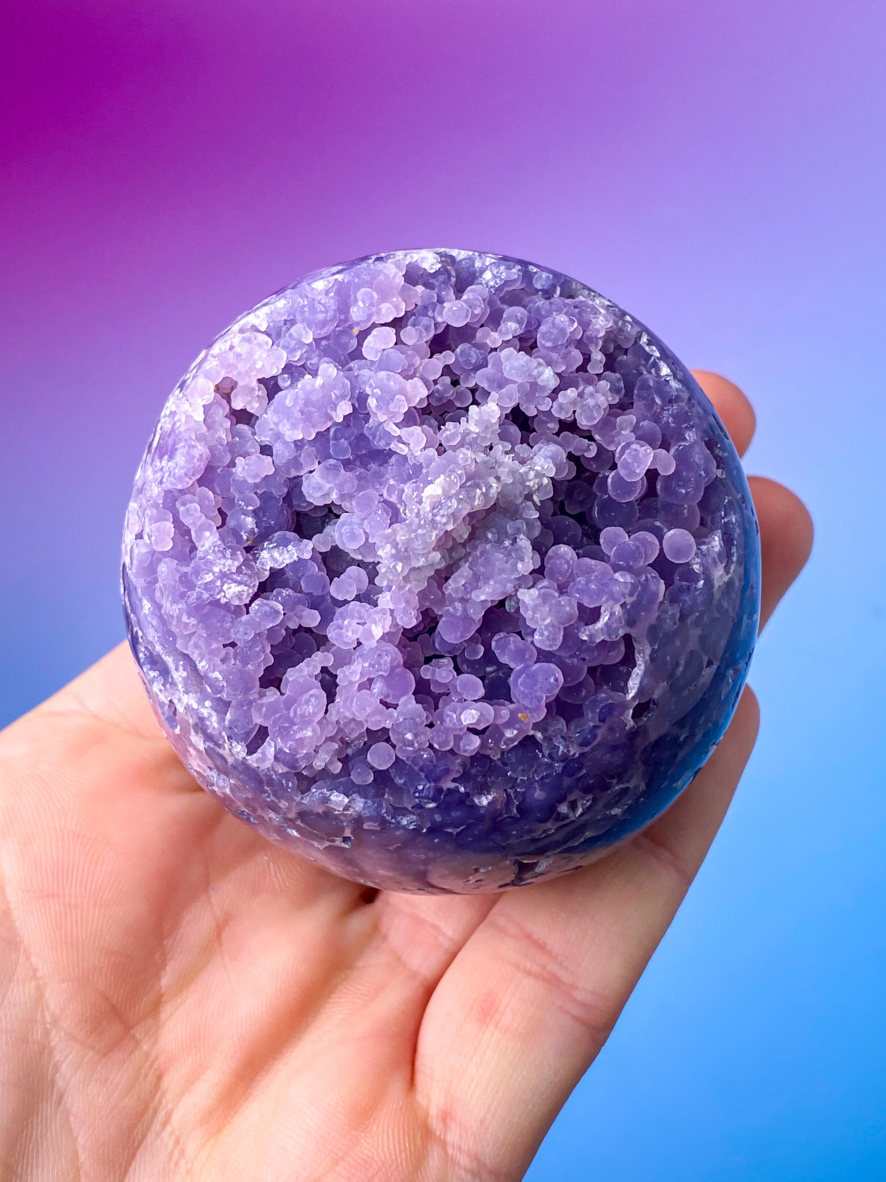 Druzy Grape Agat Kugle (Nr. 5)