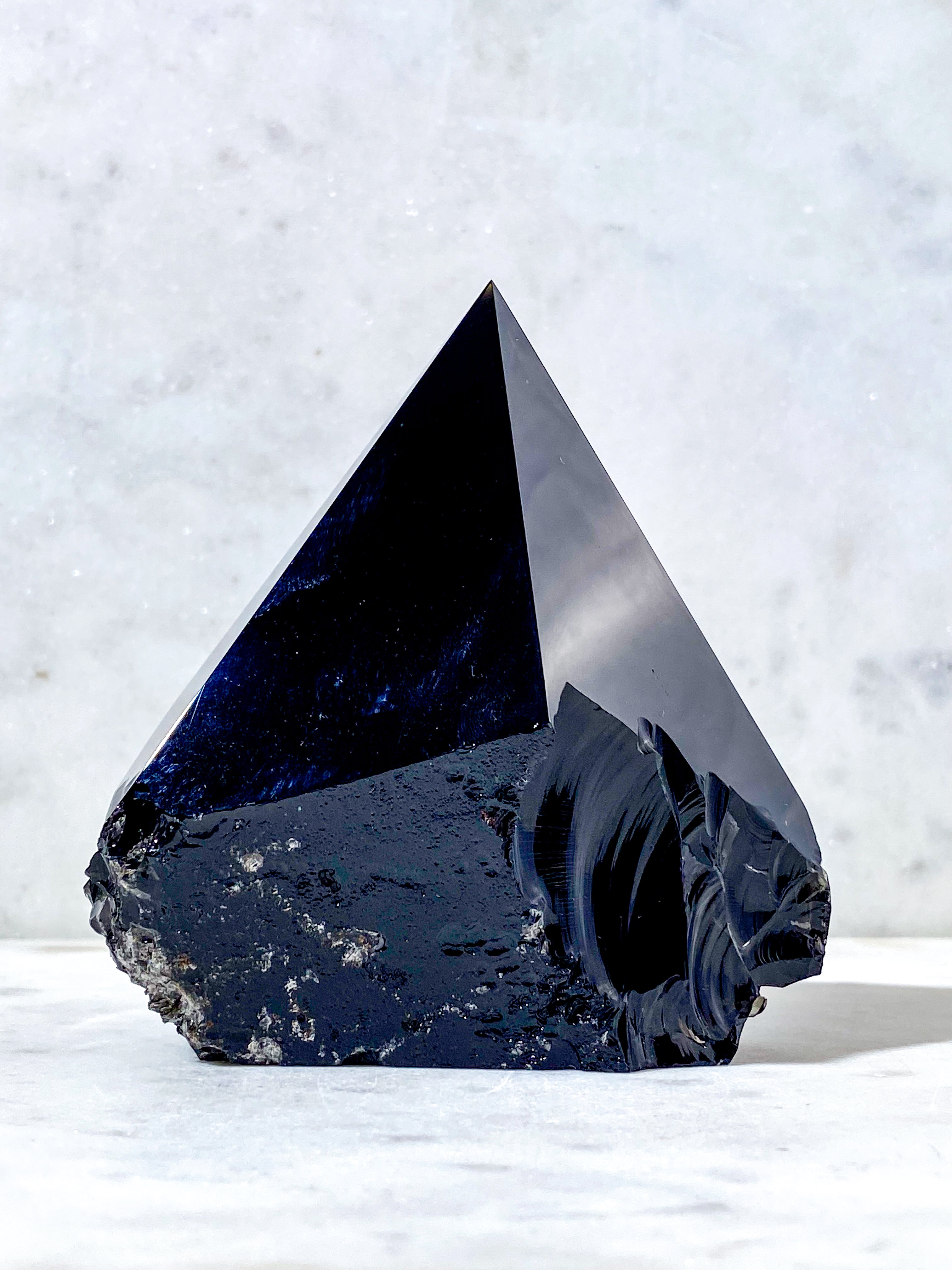 Obsidian Med Poleret Spids (Nr. 3)