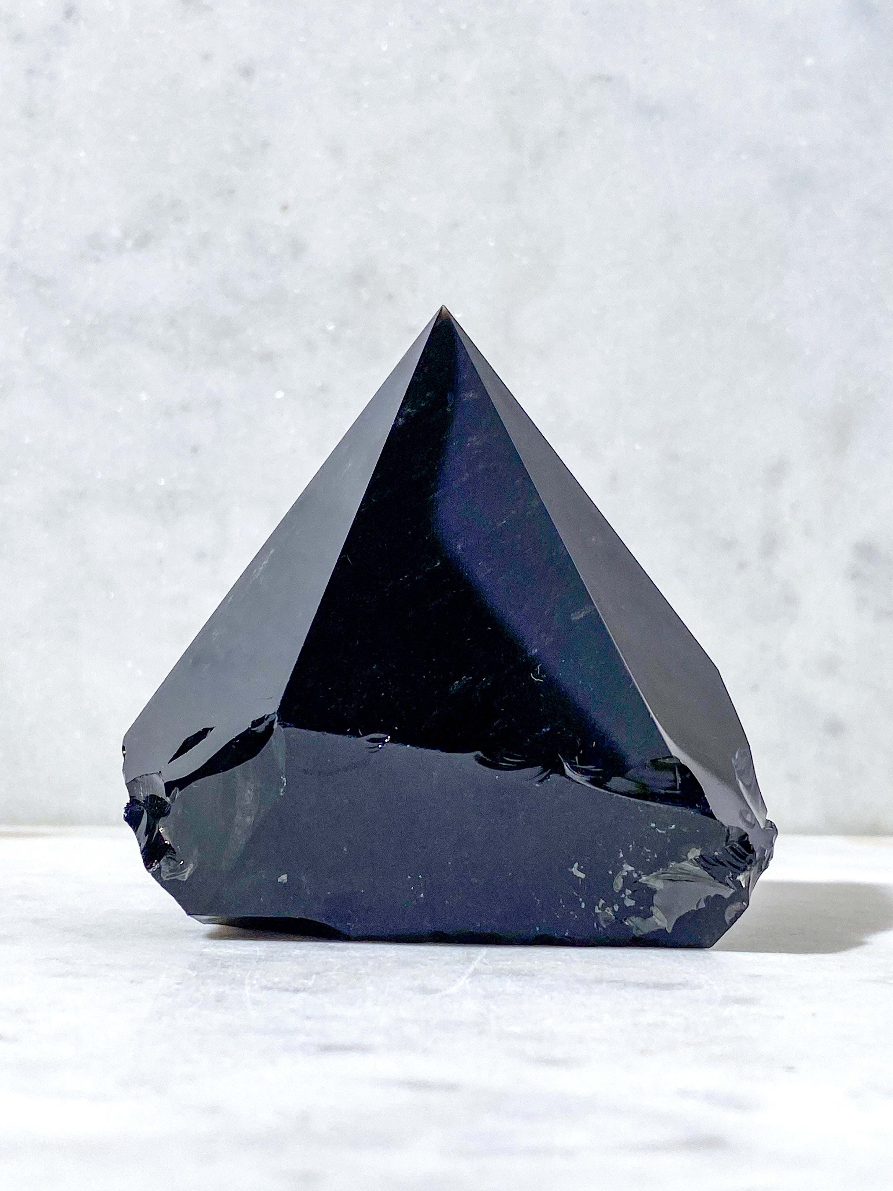 Obsidian Med Poleret Spids (Nr. 6)