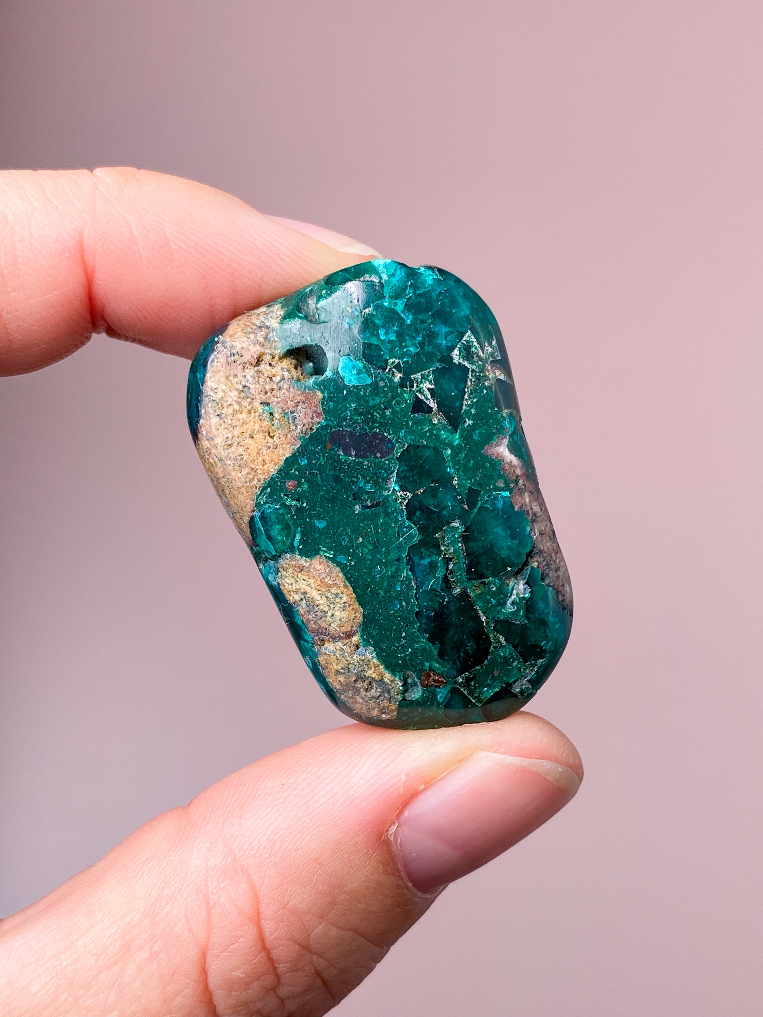 Dioptase Poleret (Nr. 1)