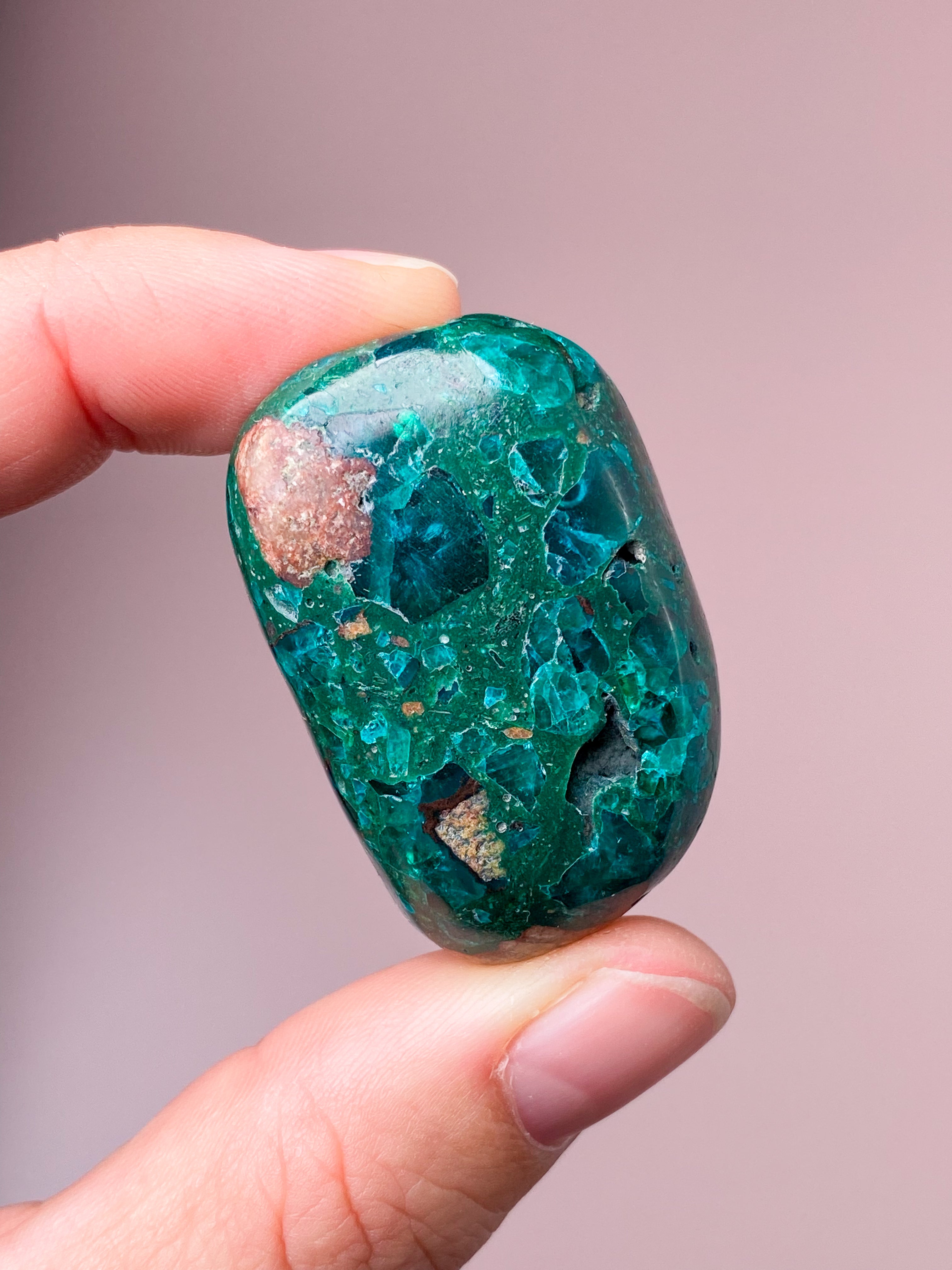 Dioptase Poleret (Nr. 2)