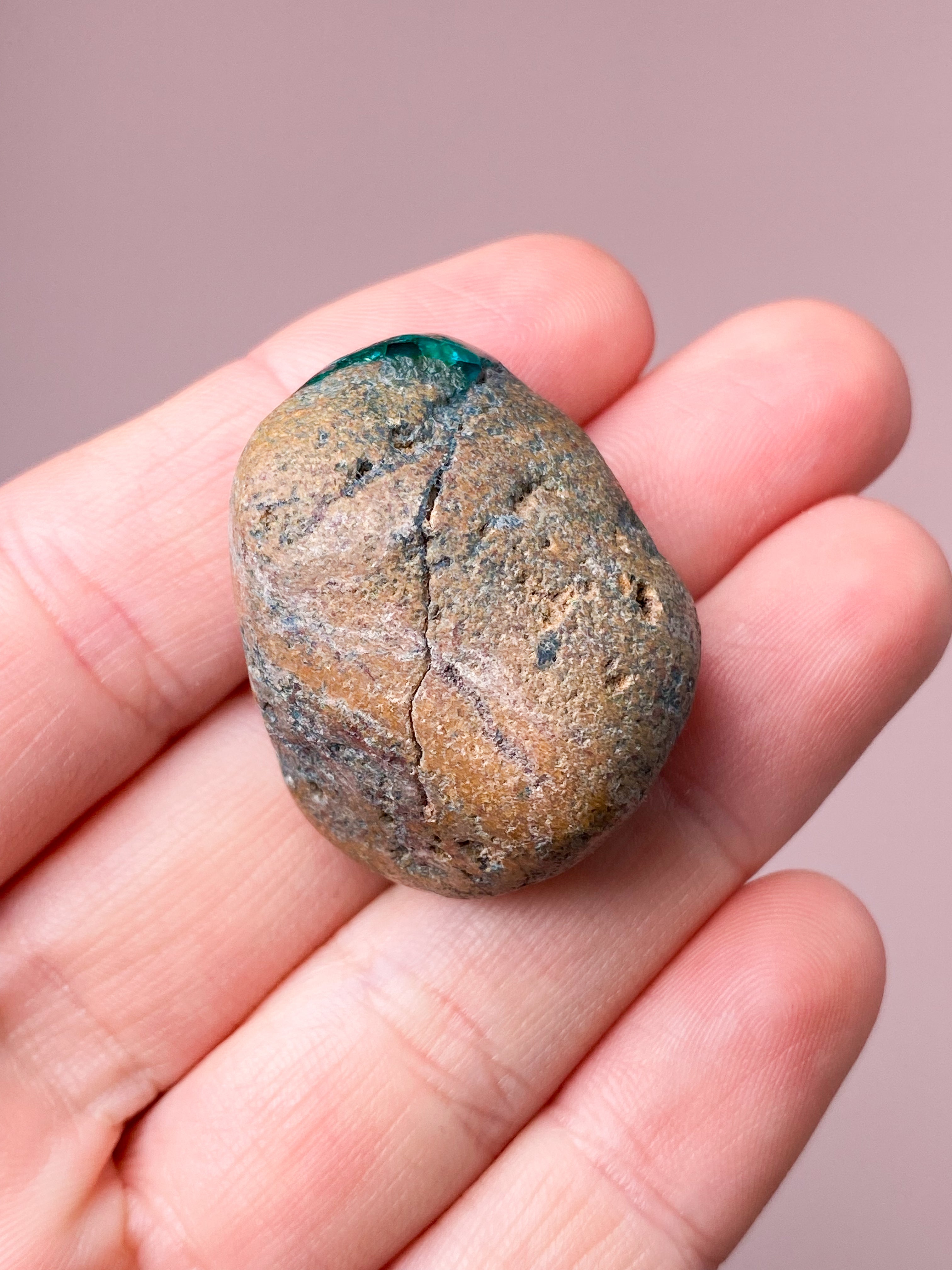 Dioptase Poleret (Nr. 3)