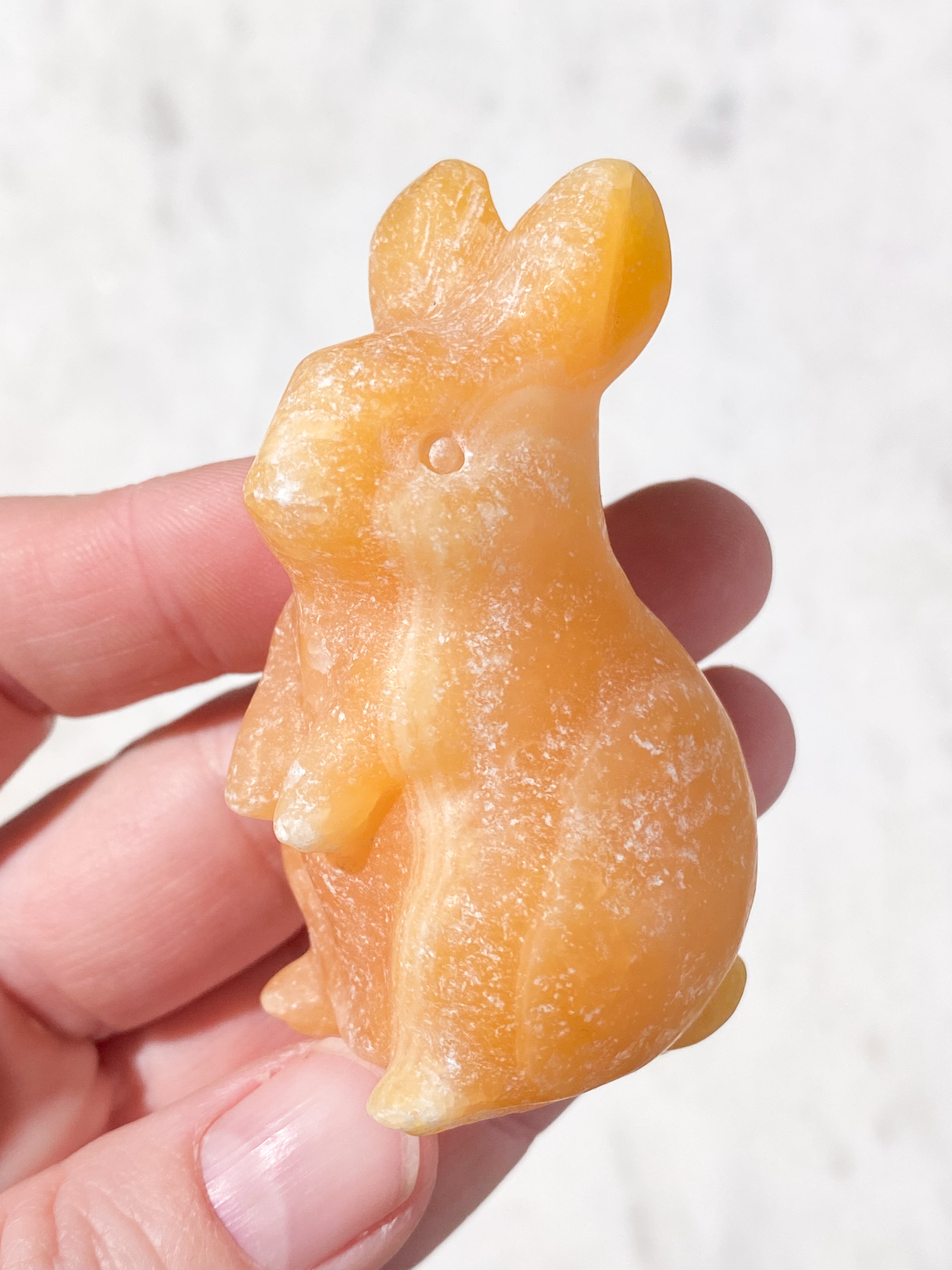 Orange Calcit Hare