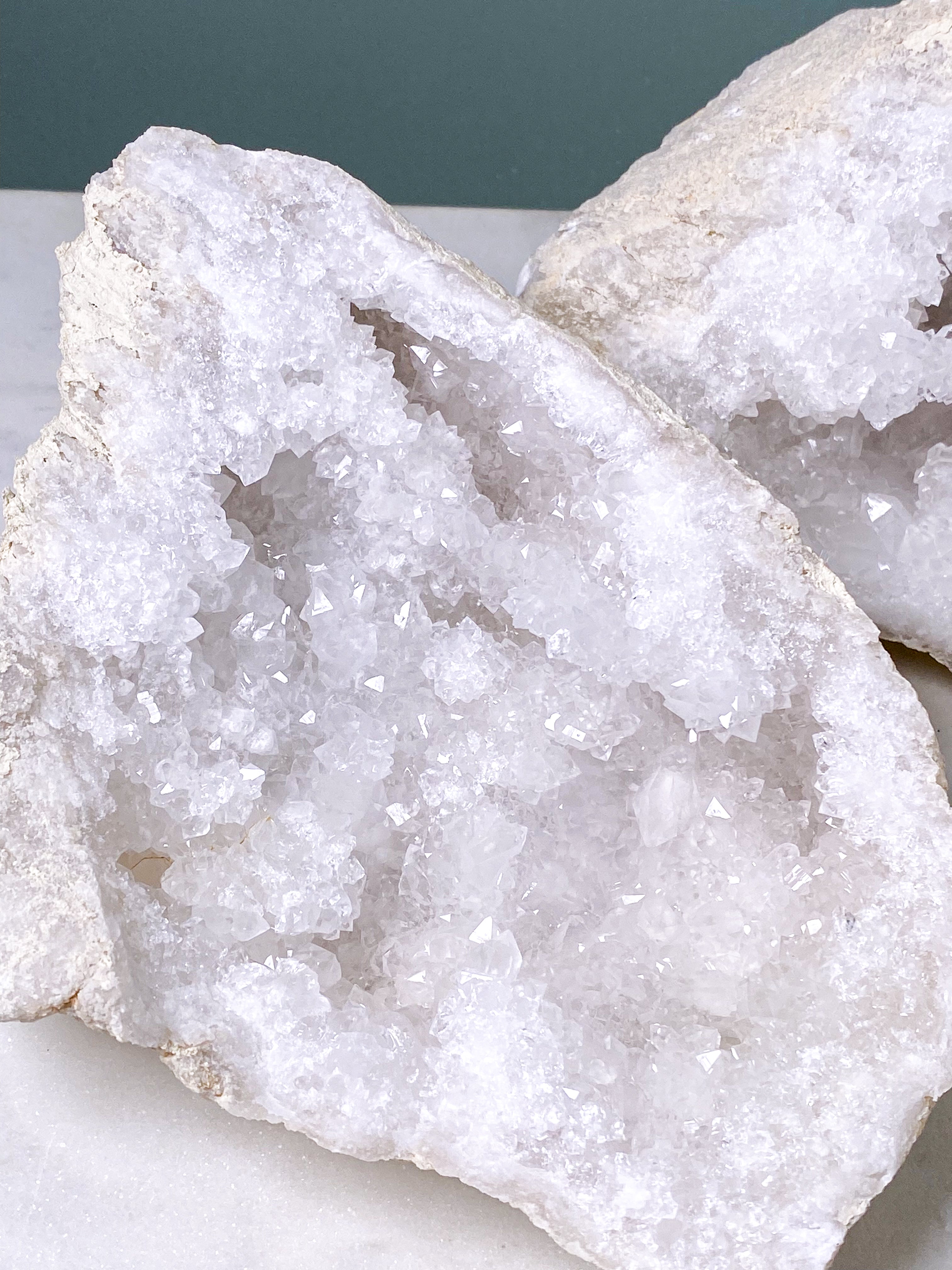 XL bergkristallgeodset (nr 30)