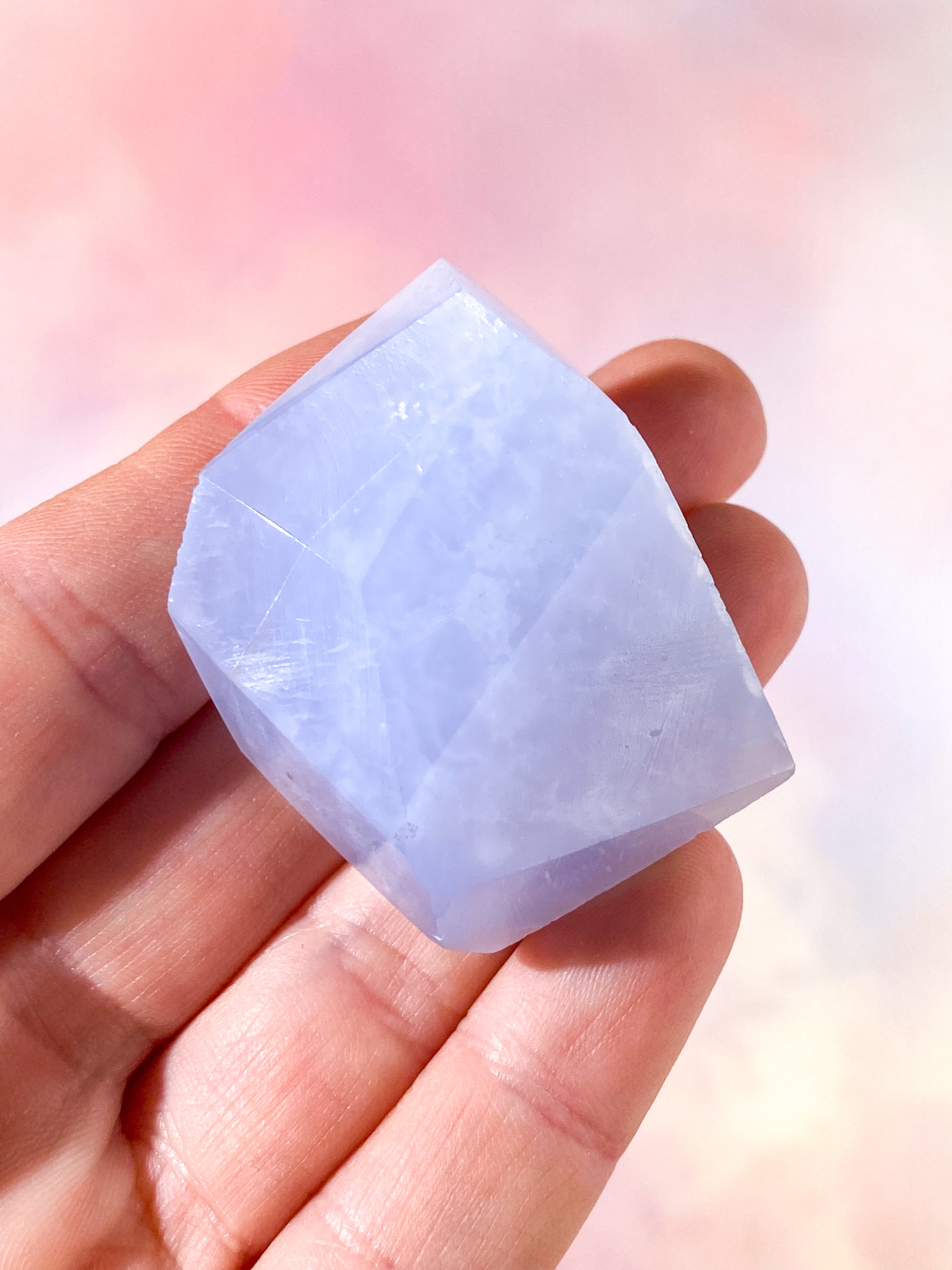 Blå Chalcedon Freeform (Nr. 3)