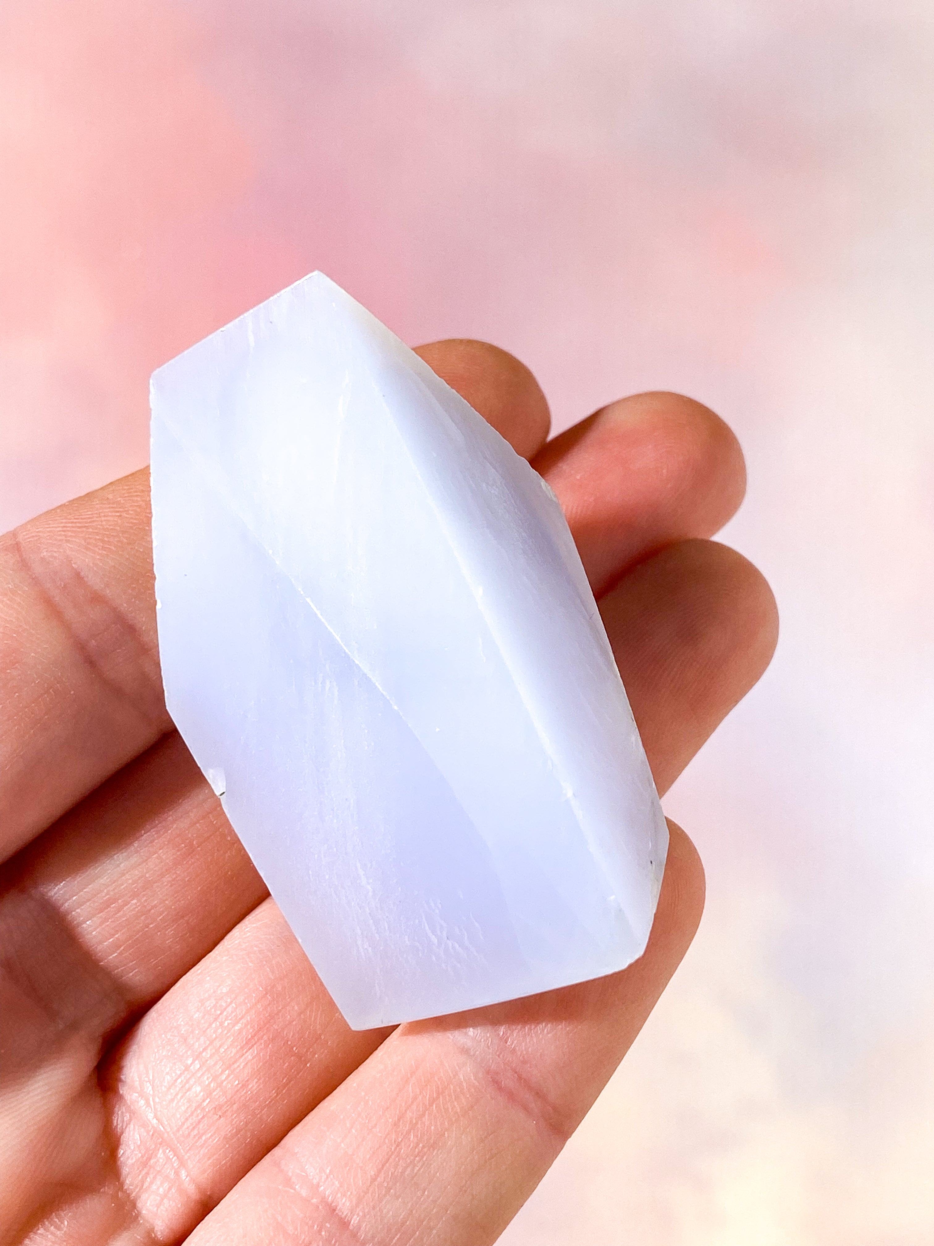 Blå Chalcedon Freeform (Nr. 4)