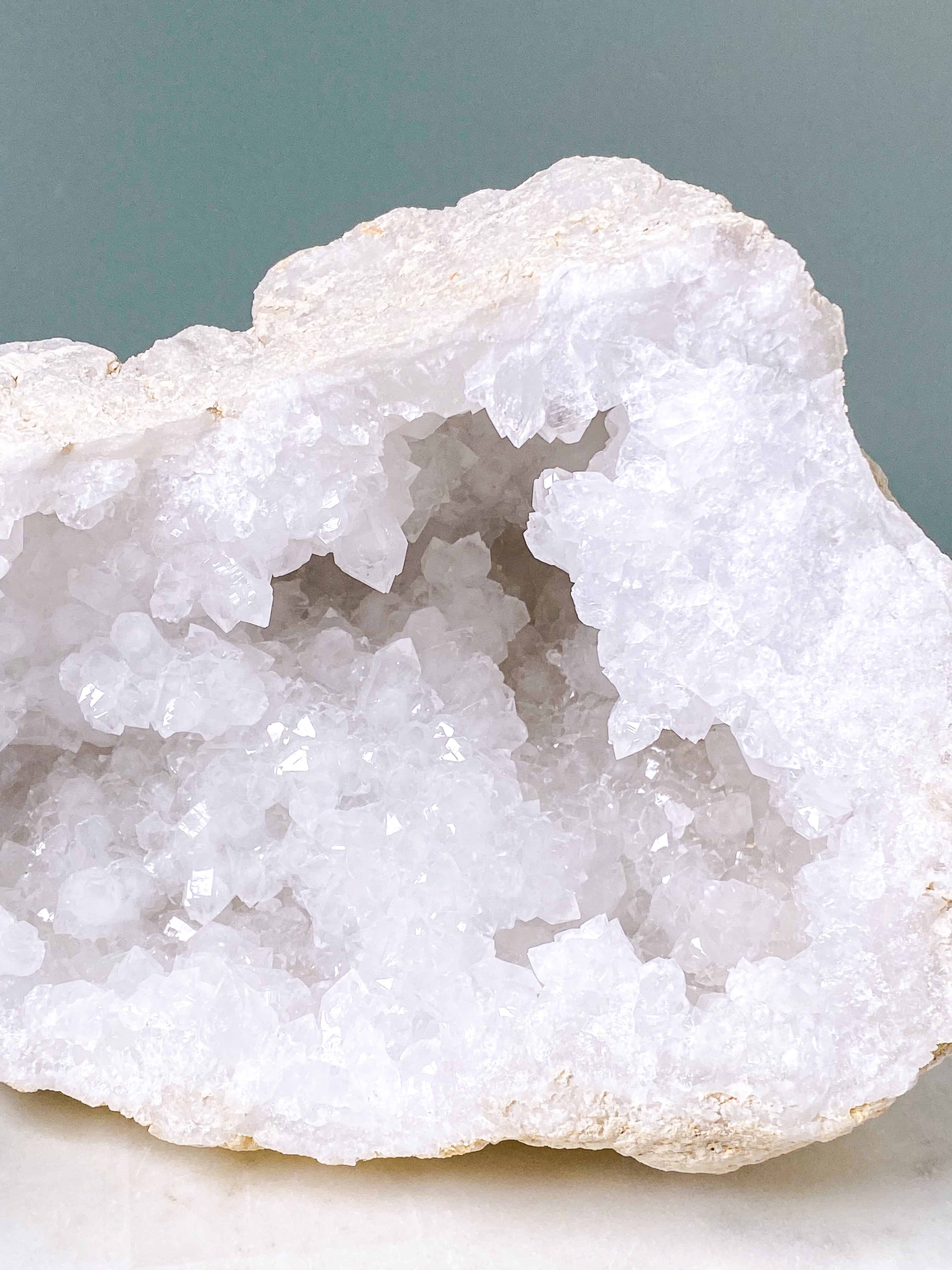 XL Bjergkrystal Geode Sæt - 3,6 kg (Nr. 18)