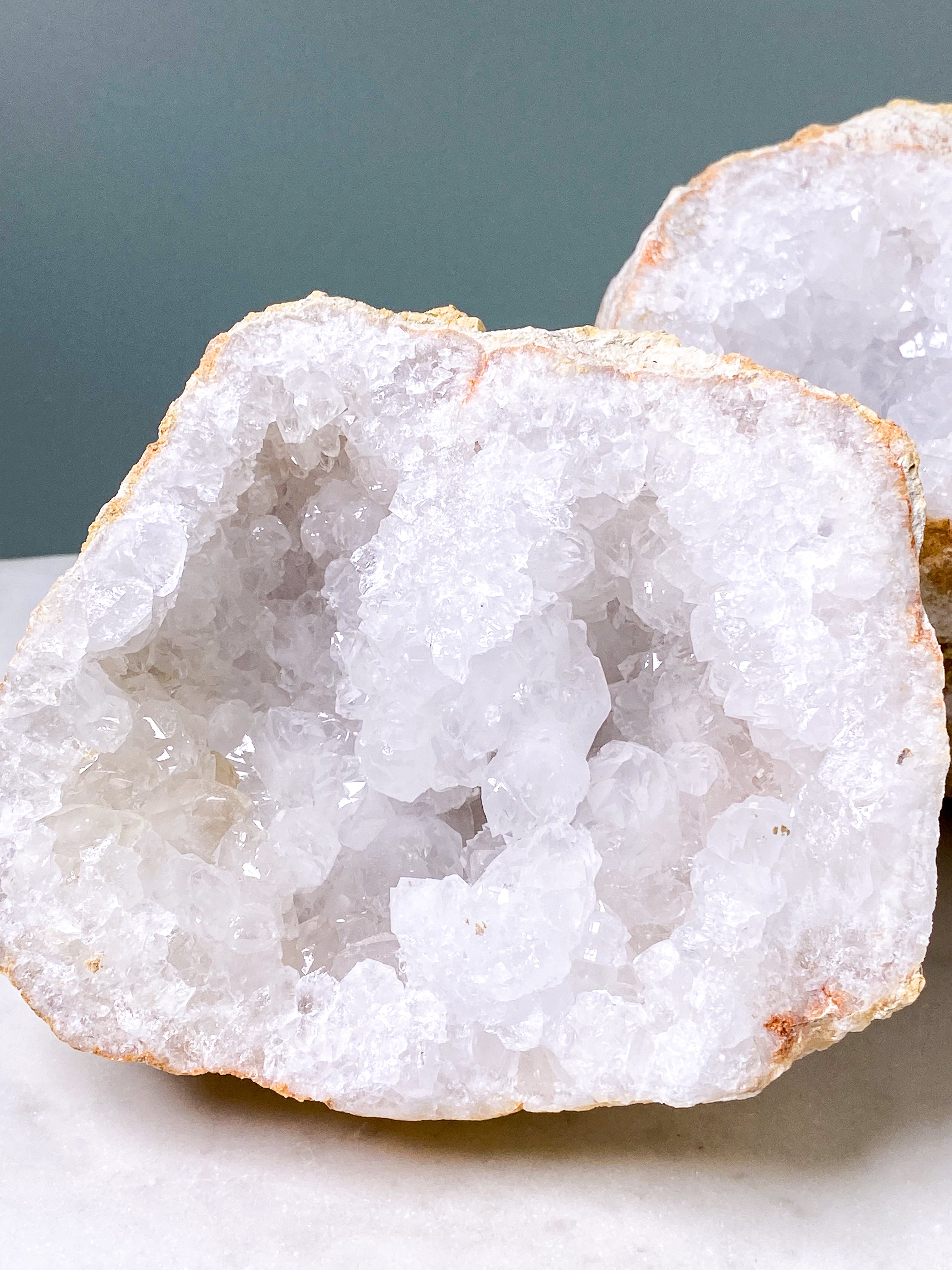 XL Bjergkrystal Geode Sæt - 3,1 kg (Nr. 20)