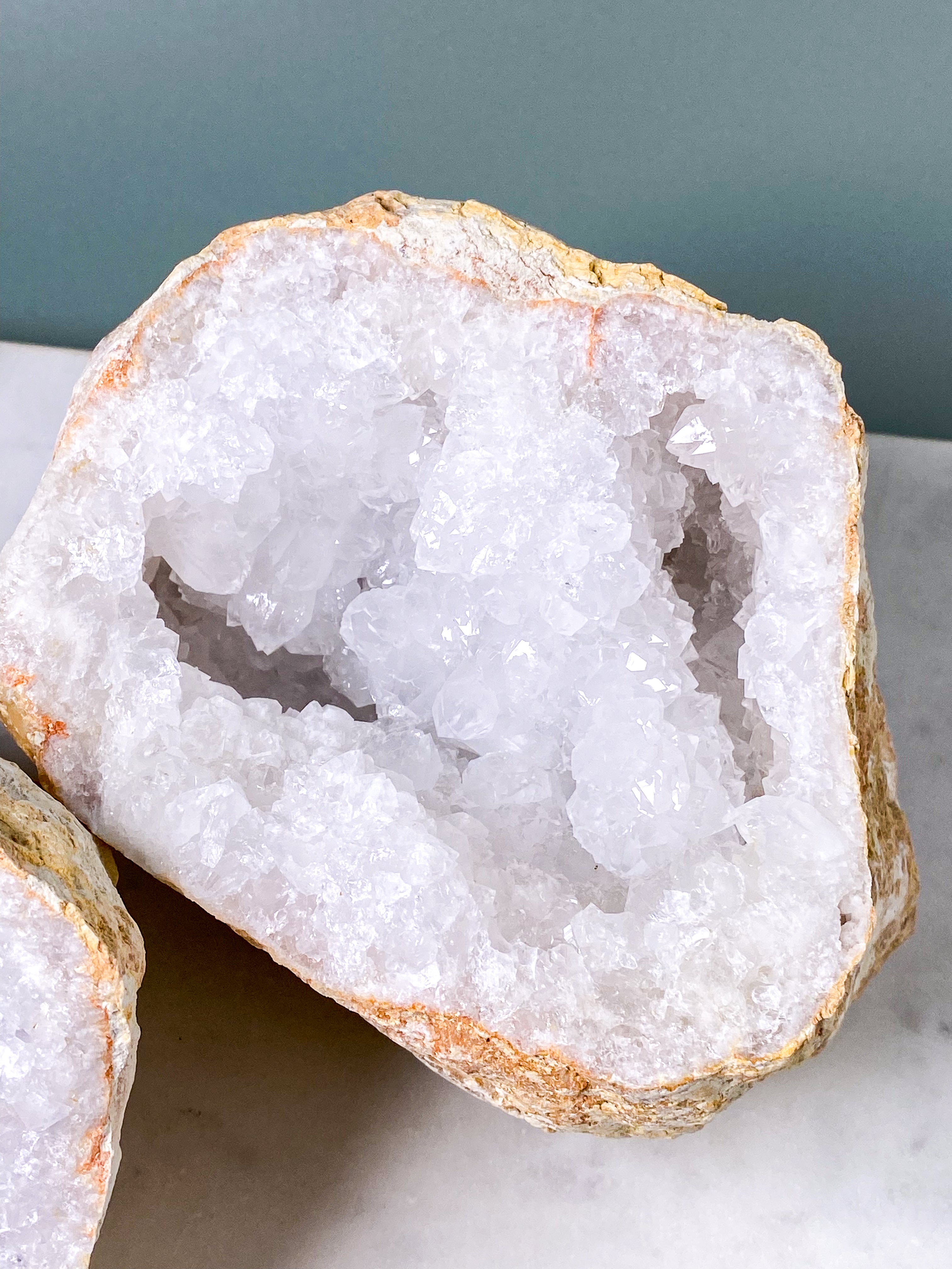 XL Bjergkrystal Geode Sæt - 3,1 kg (Nr. 20)