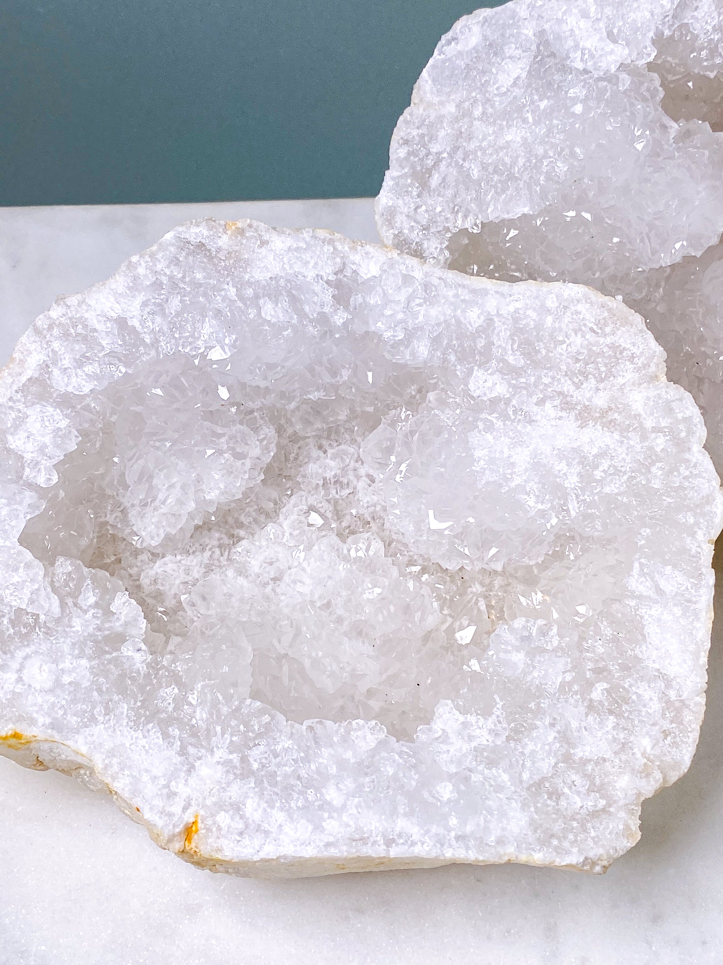 XL Bjergkrystal Geode Sæt - 2,8 kg (Nr. 21)