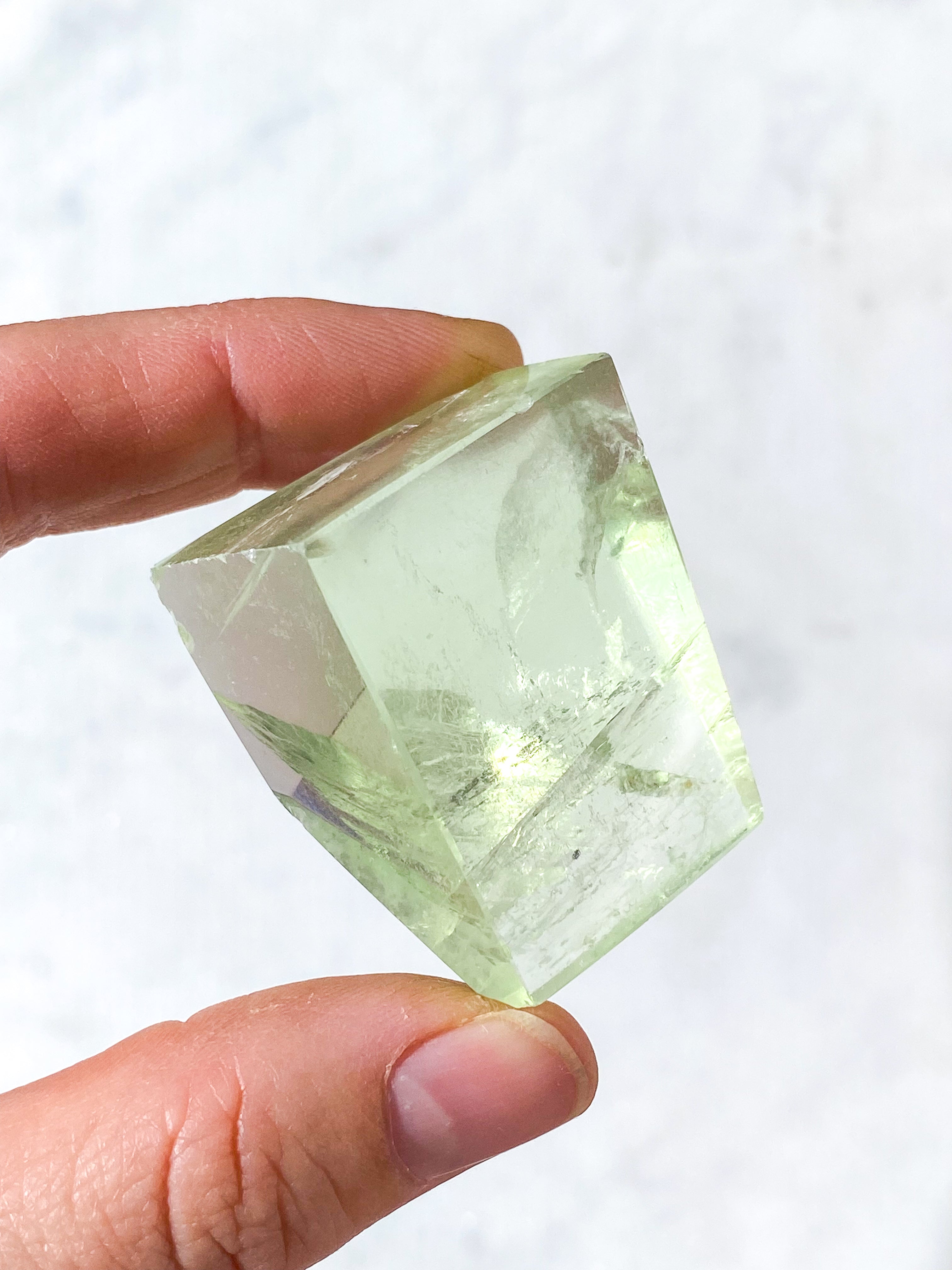 Green Apple Fluorit Freeform (Nr. 1) Eksklusiv Kvalitet
