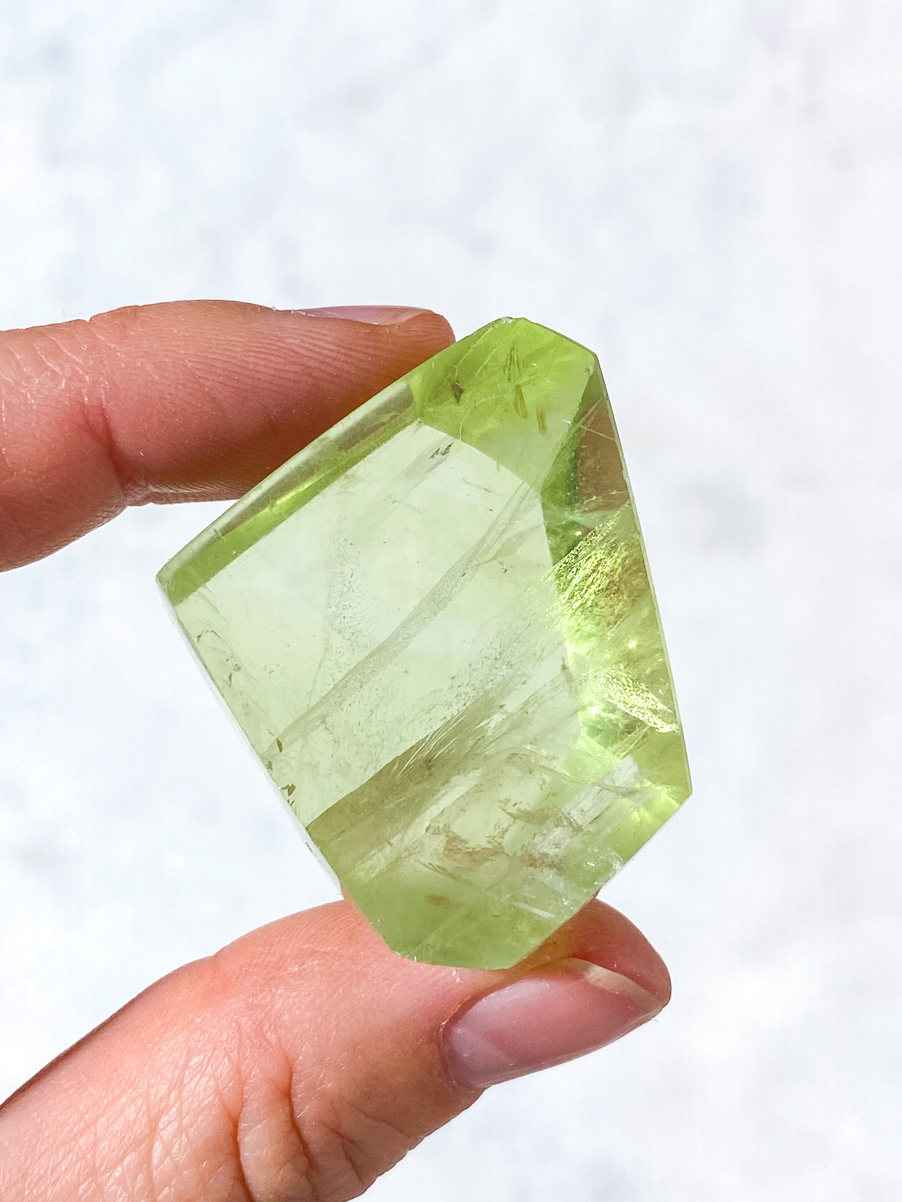 Green Apple Fluorit Freeform (Nr. 9) Eksklusiv Kvalitet