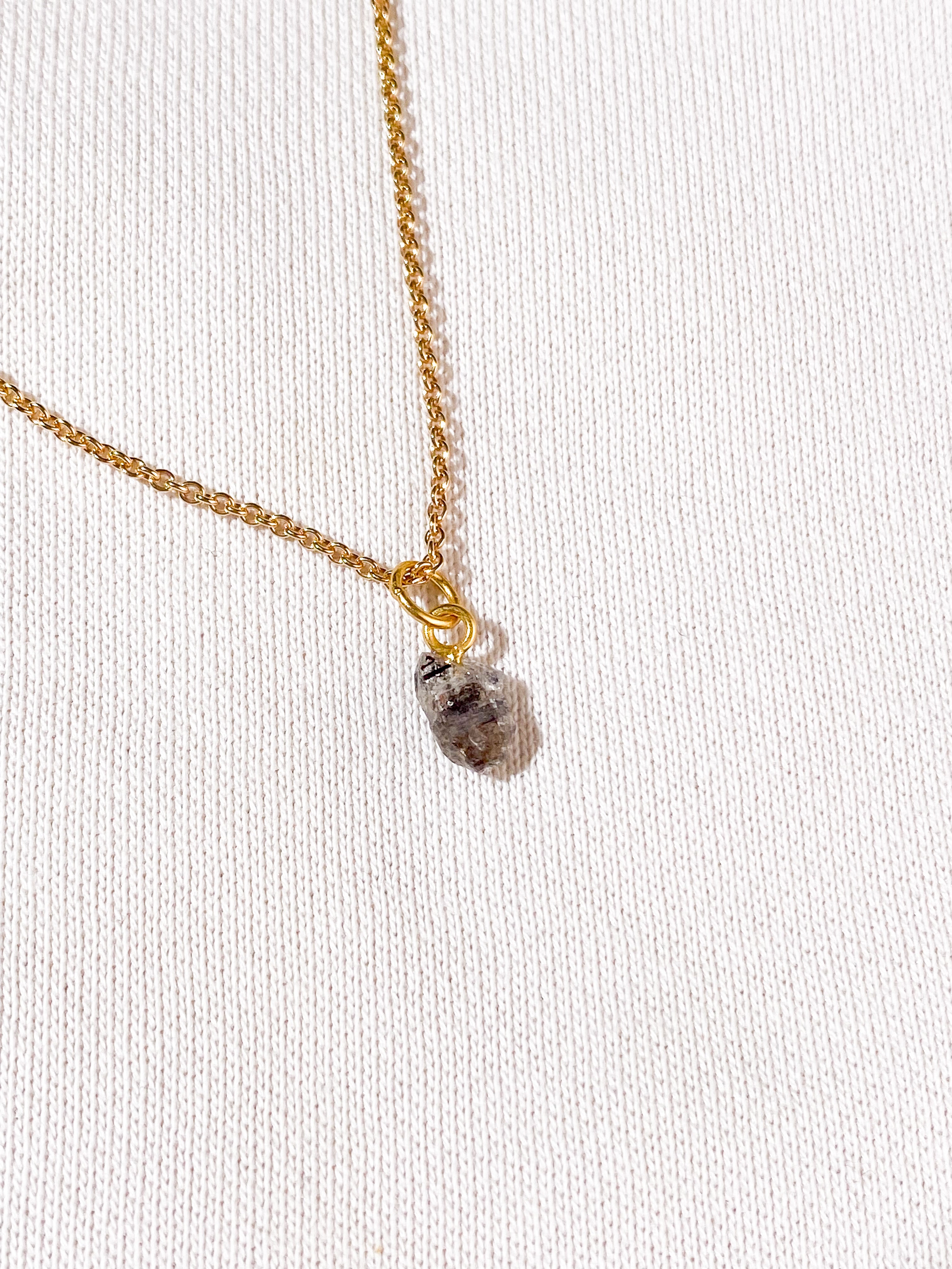 Herkimer Diamant RAW PETITE Halskæde