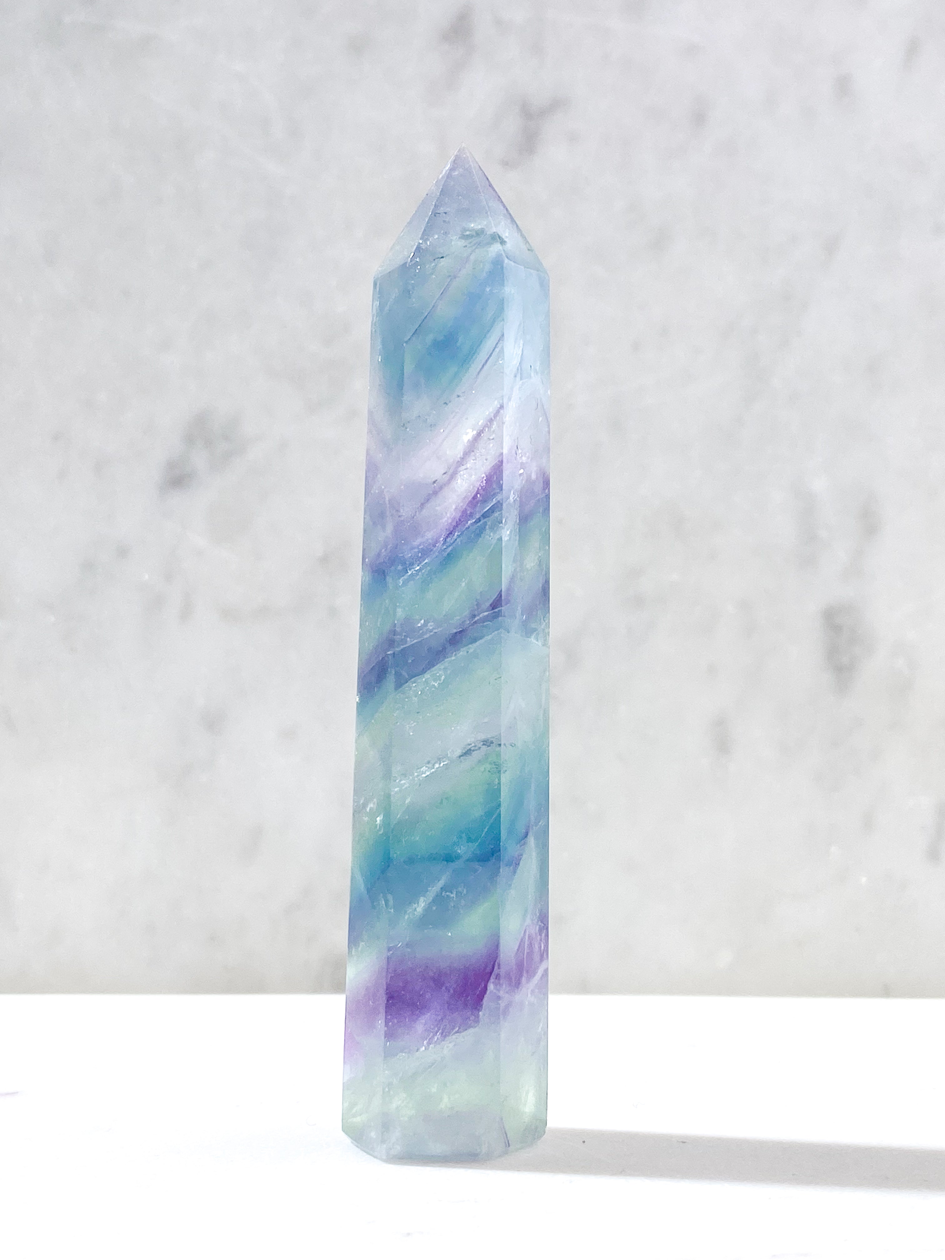 Rainbow Fluorite Tower (No. 1)