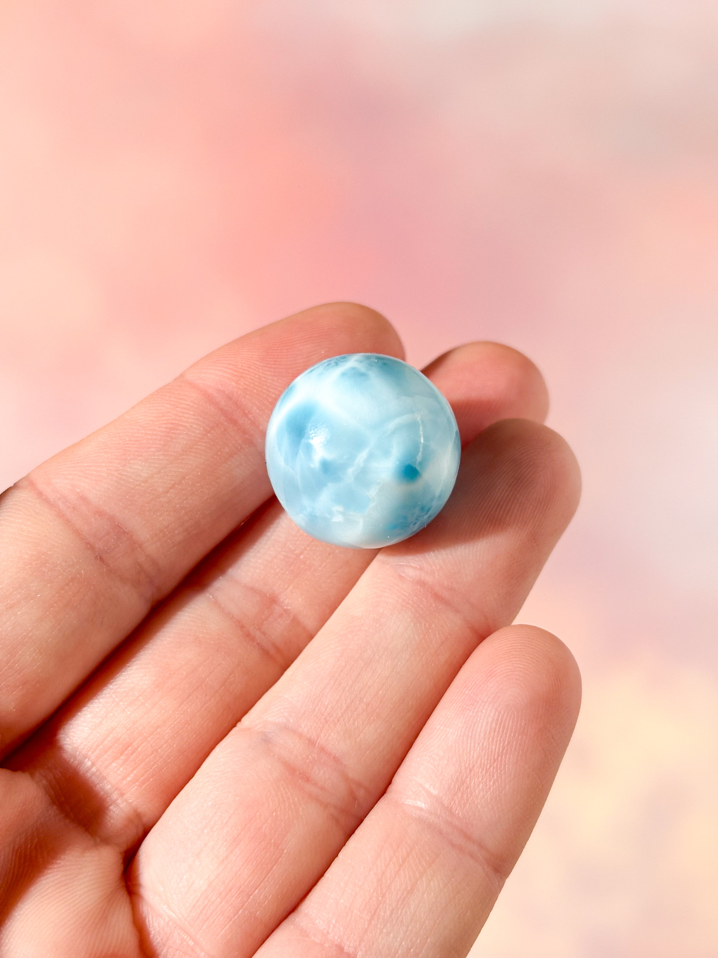 Larimar Kugle (Nr. 3) Eksklusiv Kvalitet