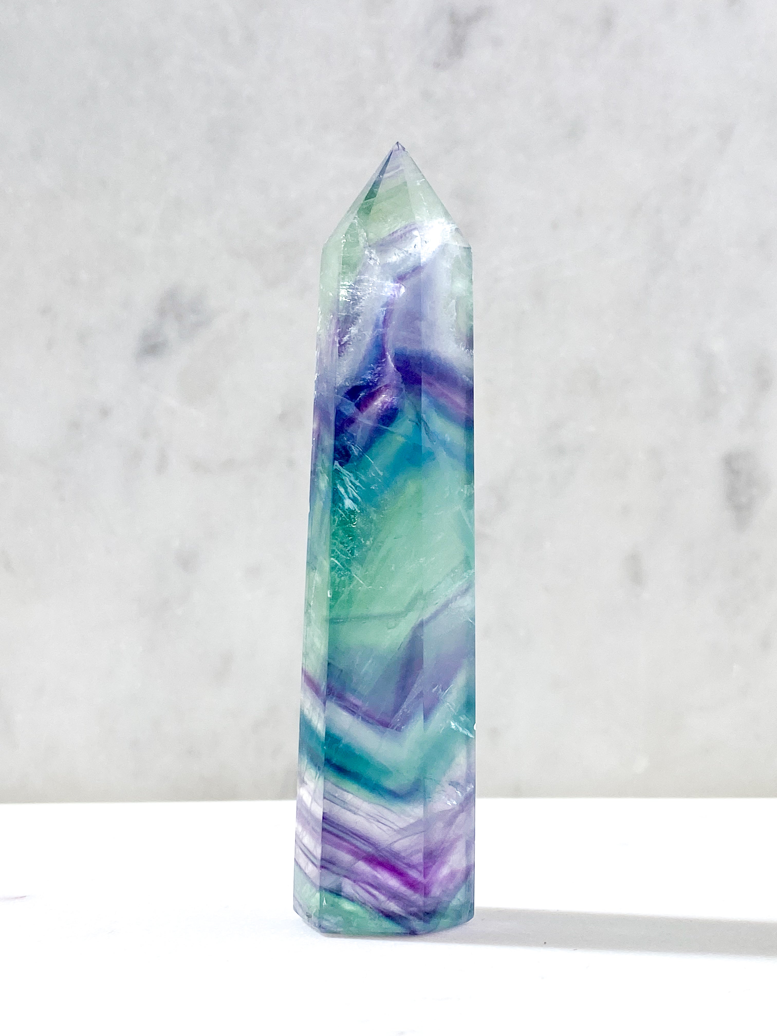 Regnbue Fluorit Tårn (Nr. 22)