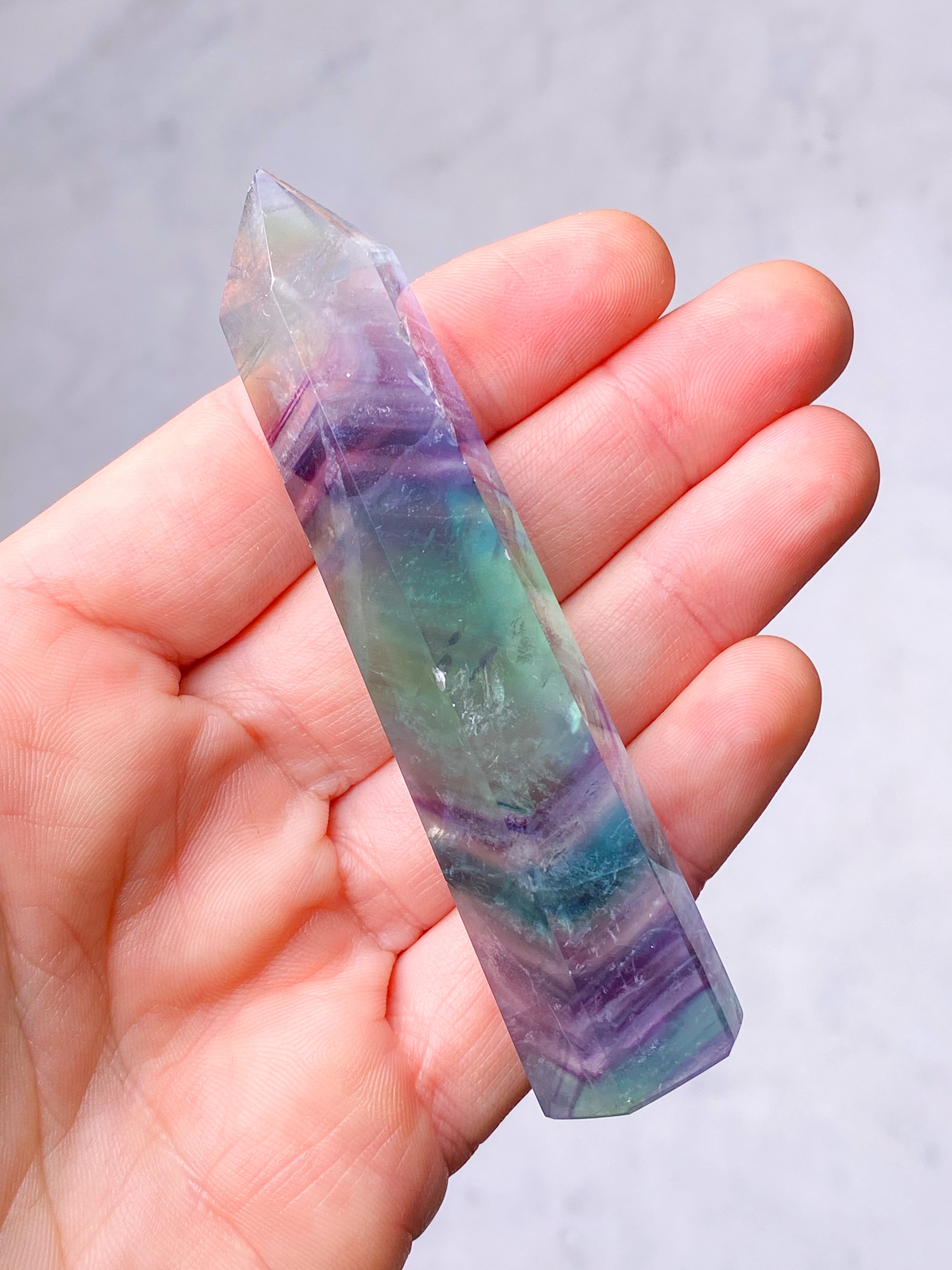 Rainbow Fluorite Tower (No. 1)