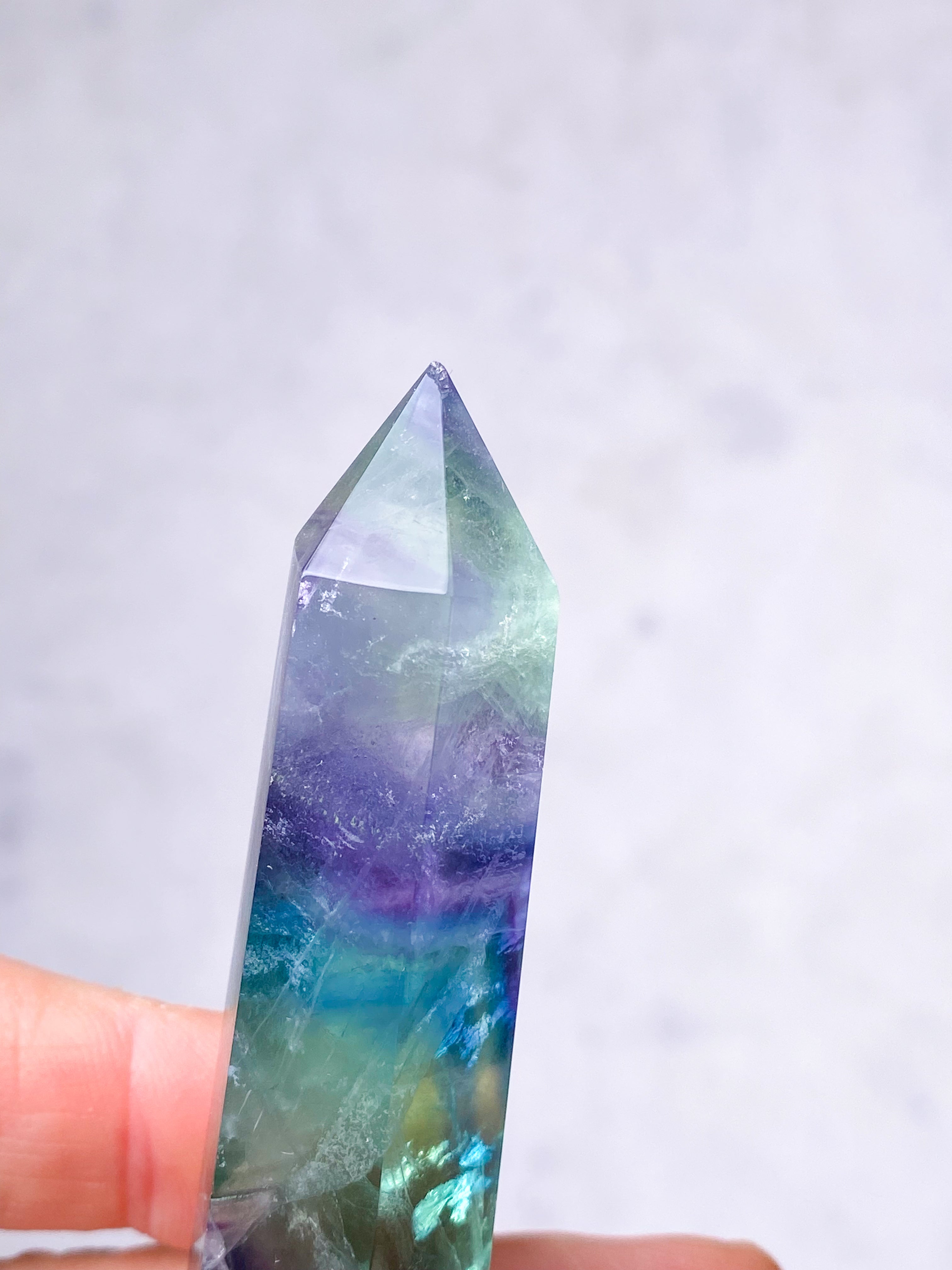 Rainbow Fluorite Tower (No. 1)
