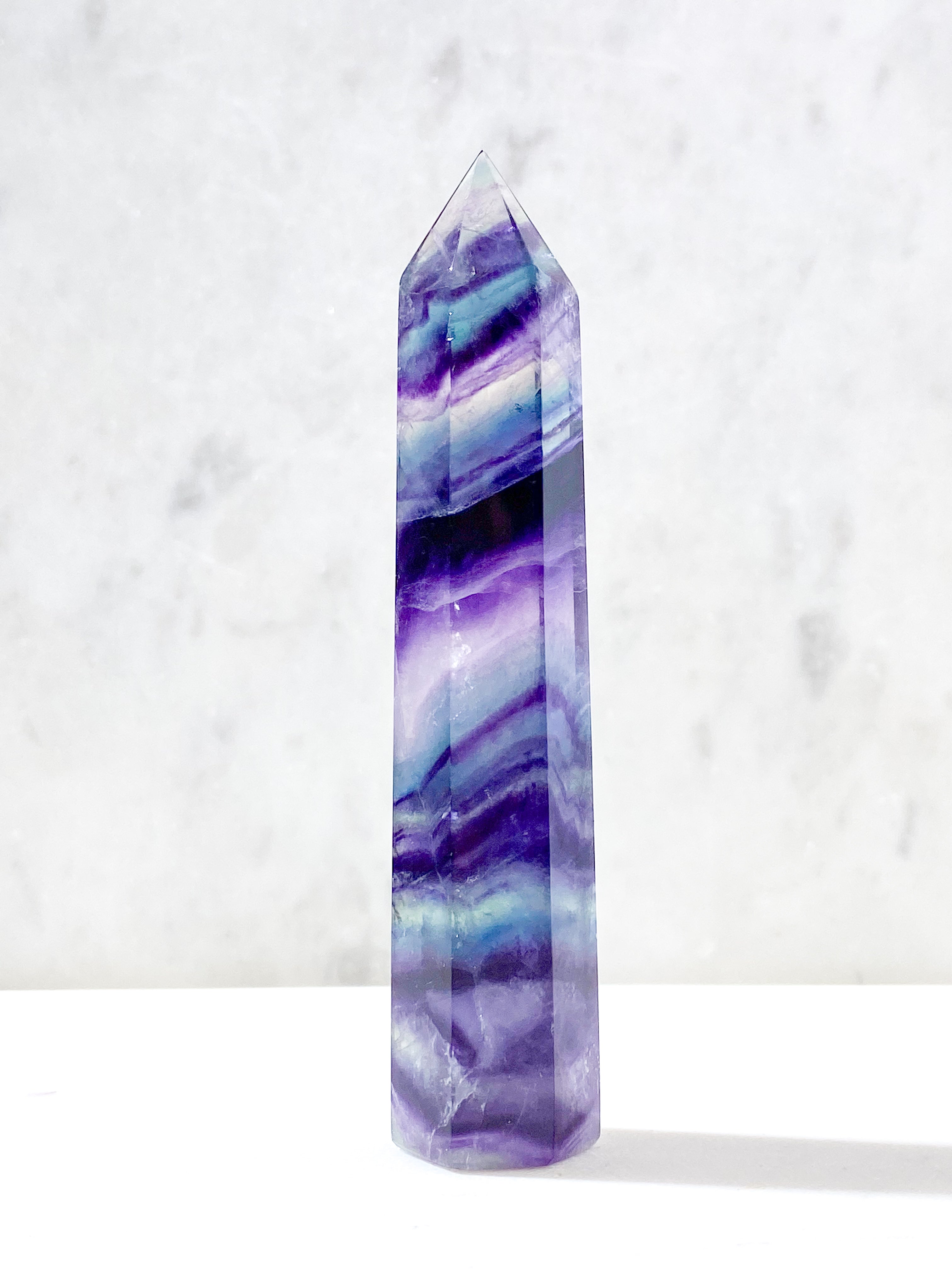 Rainbow Fluorite Tower (No. 1)