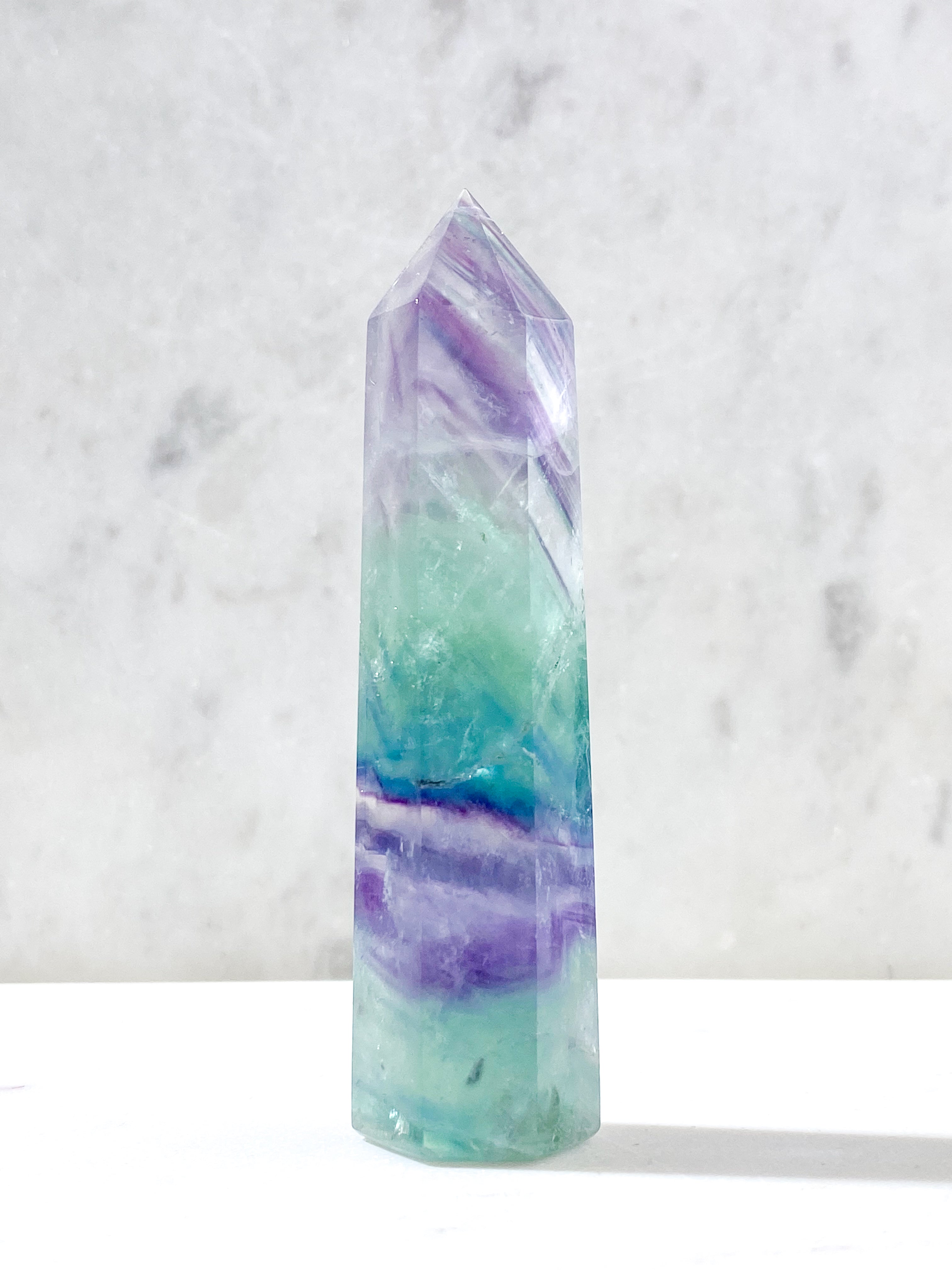 Rainbow Fluorite Tower (No. 1)