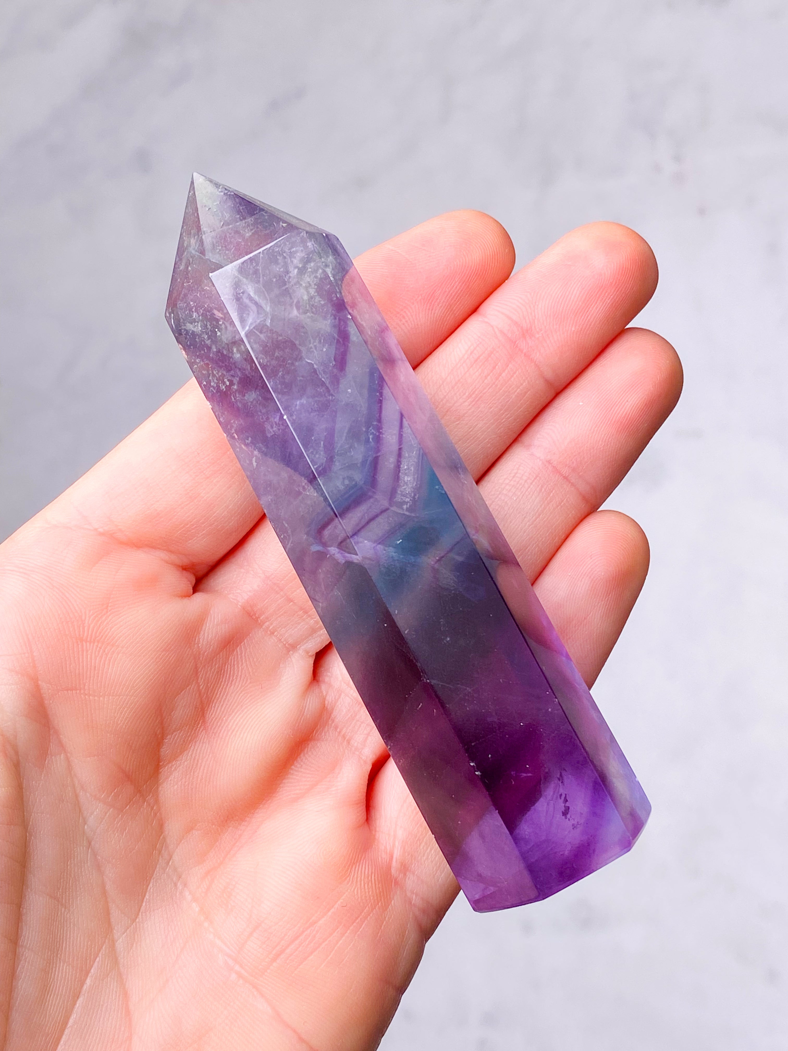 Rainbow Fluorite Tower (No. 1)