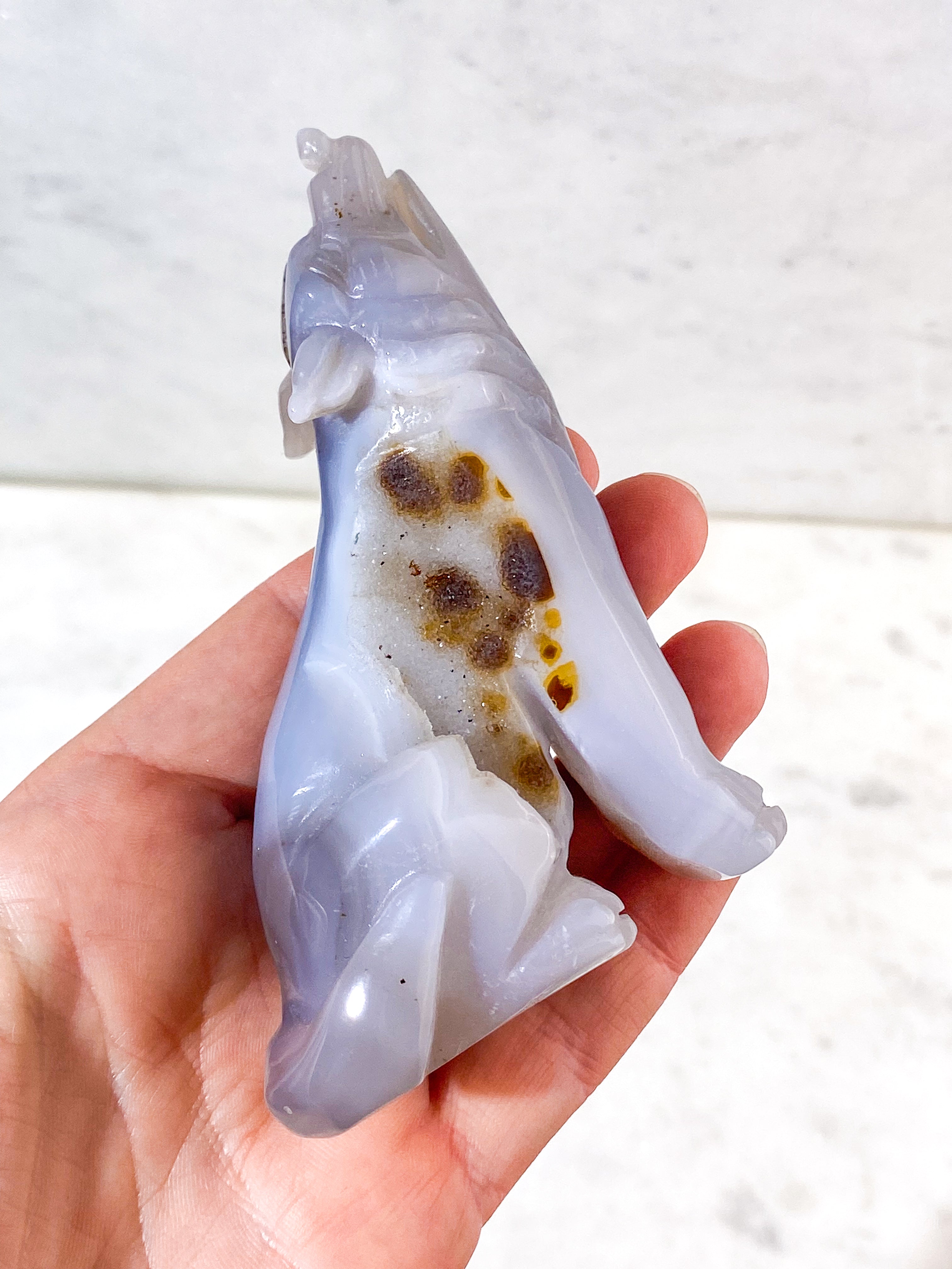 Druzy Agat Ulv (Nr. 12)