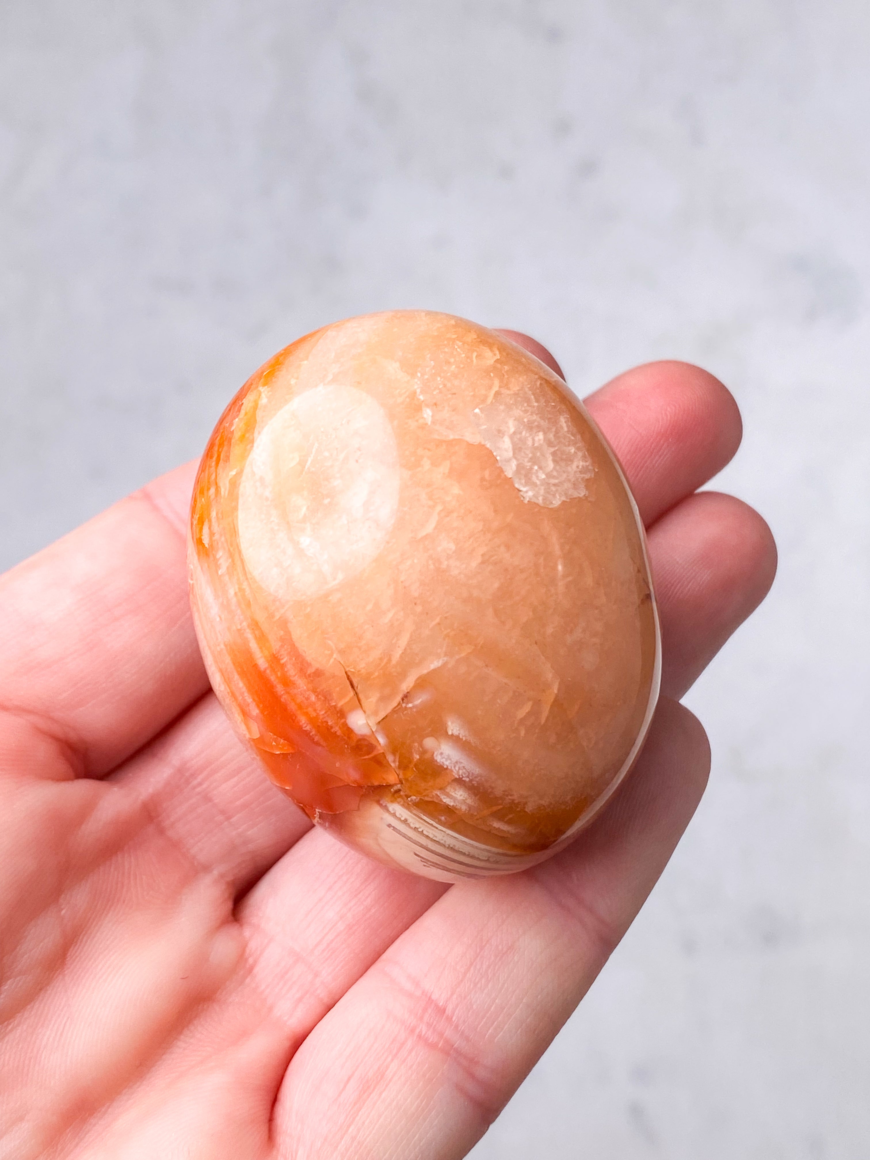 Karneol Palmstone (Nr. 13)