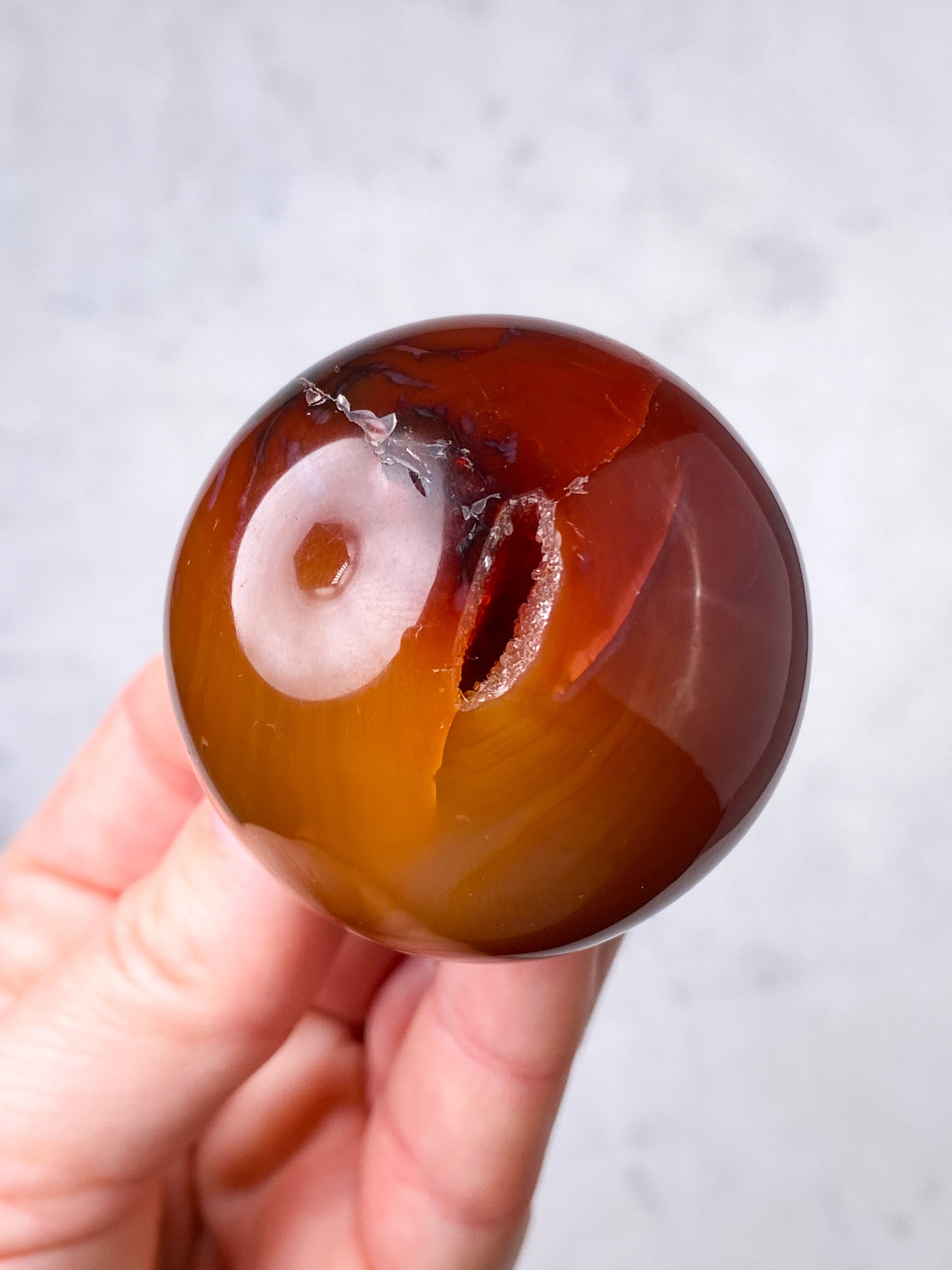 Karneol Kugle (Nr. 3)