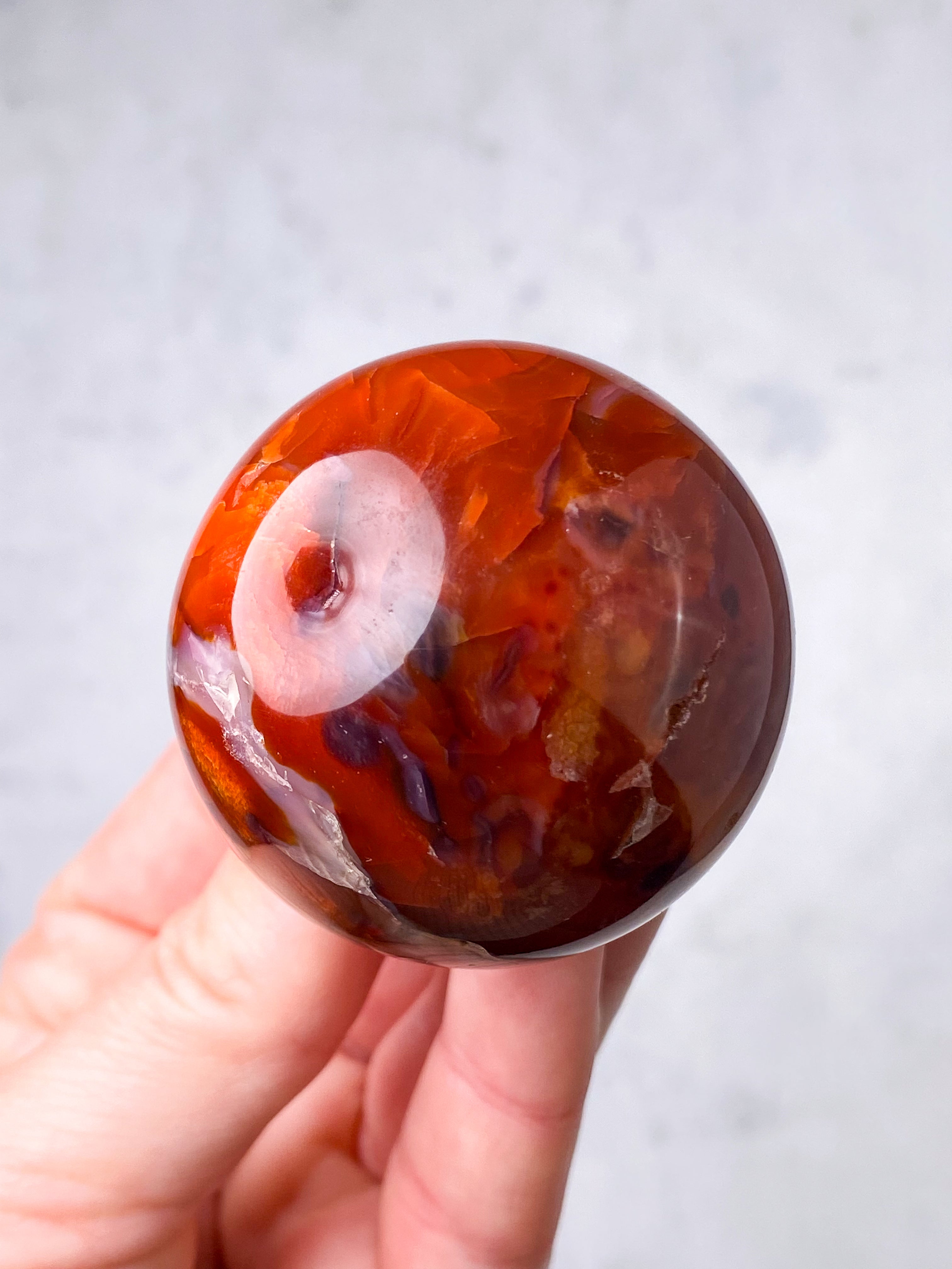 Karneol Kugle (Nr. 4)