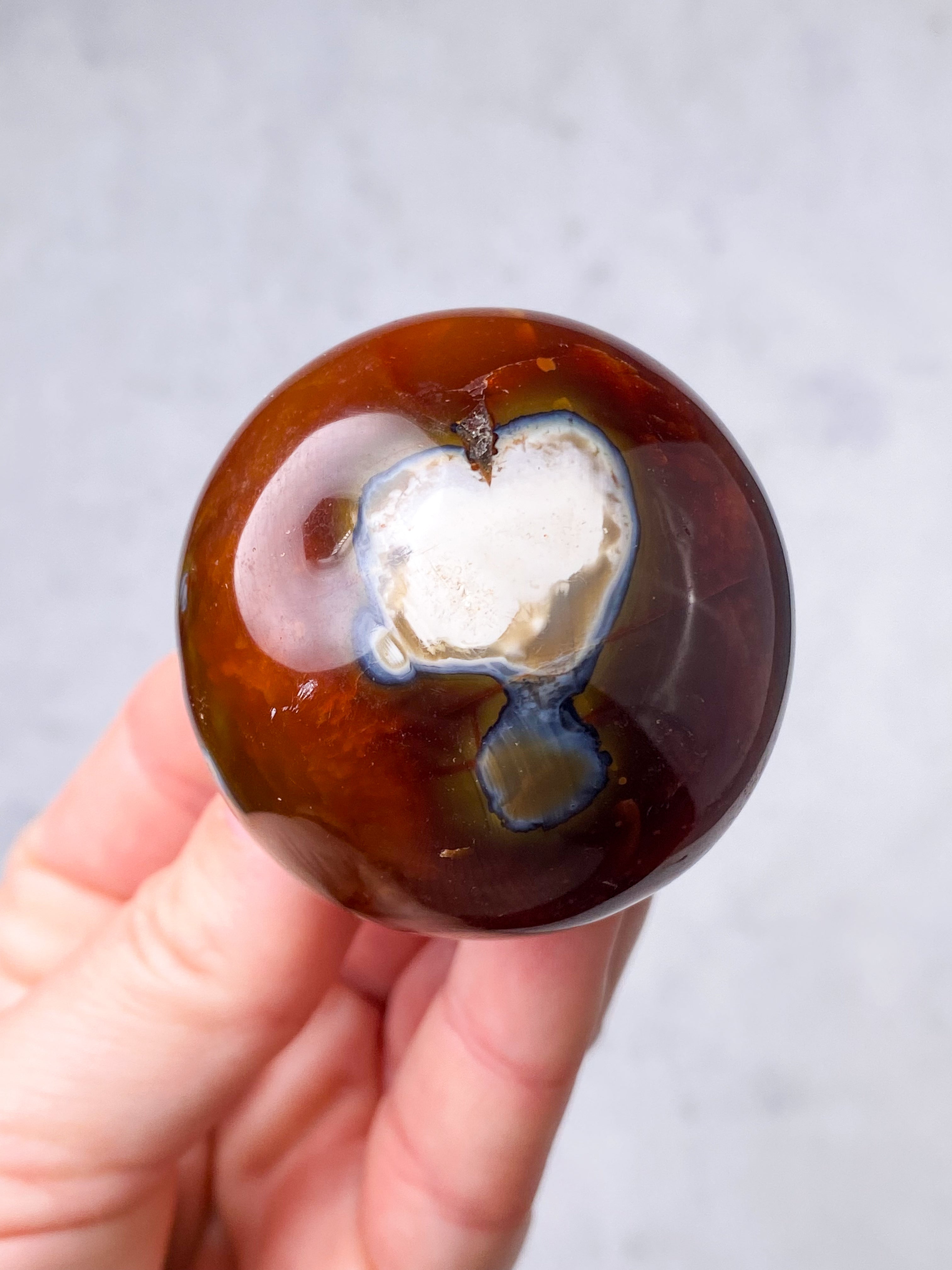 Karneol Kugle (Nr. 5)