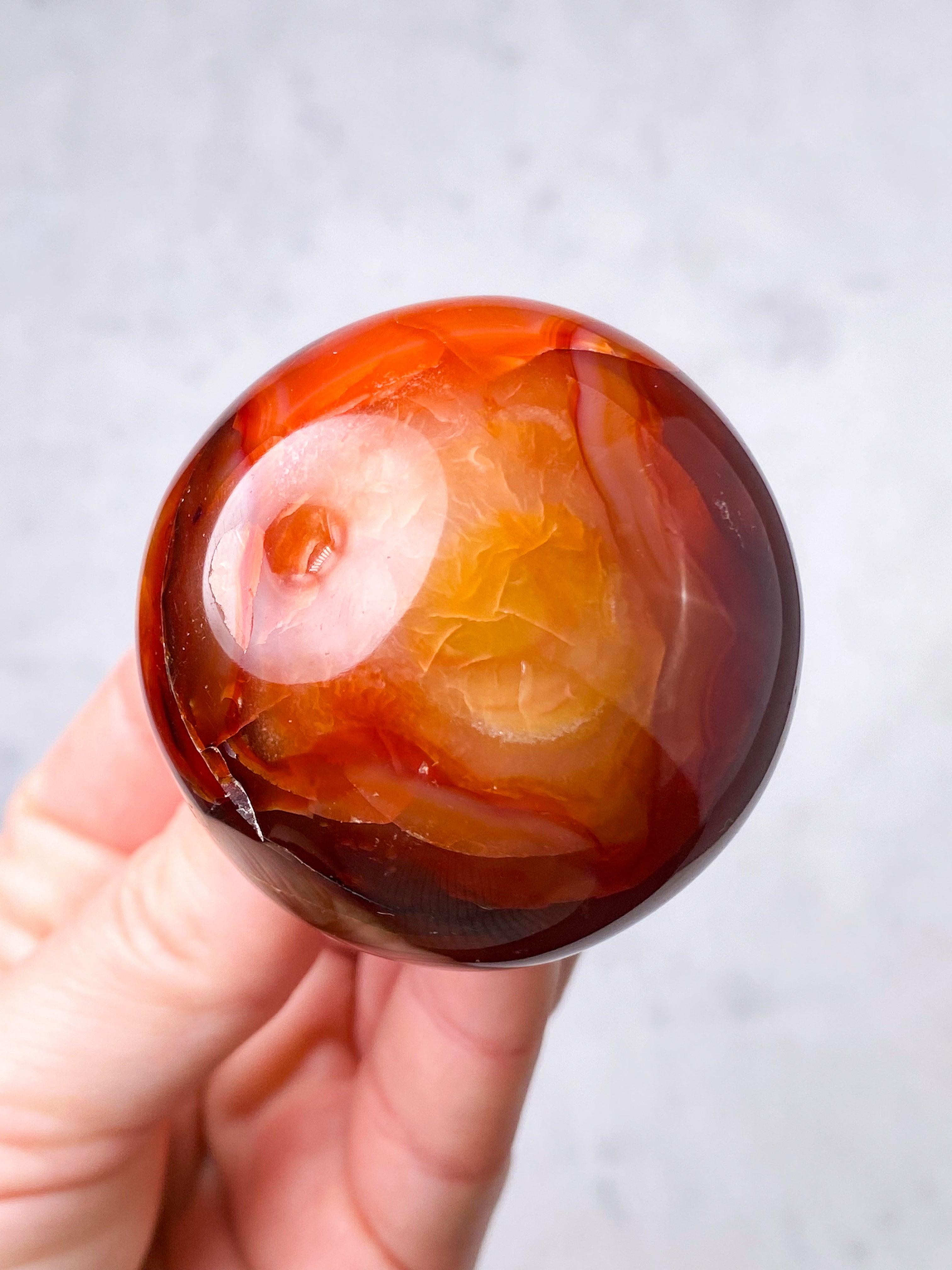 Karneol Kugle (Nr. 7)