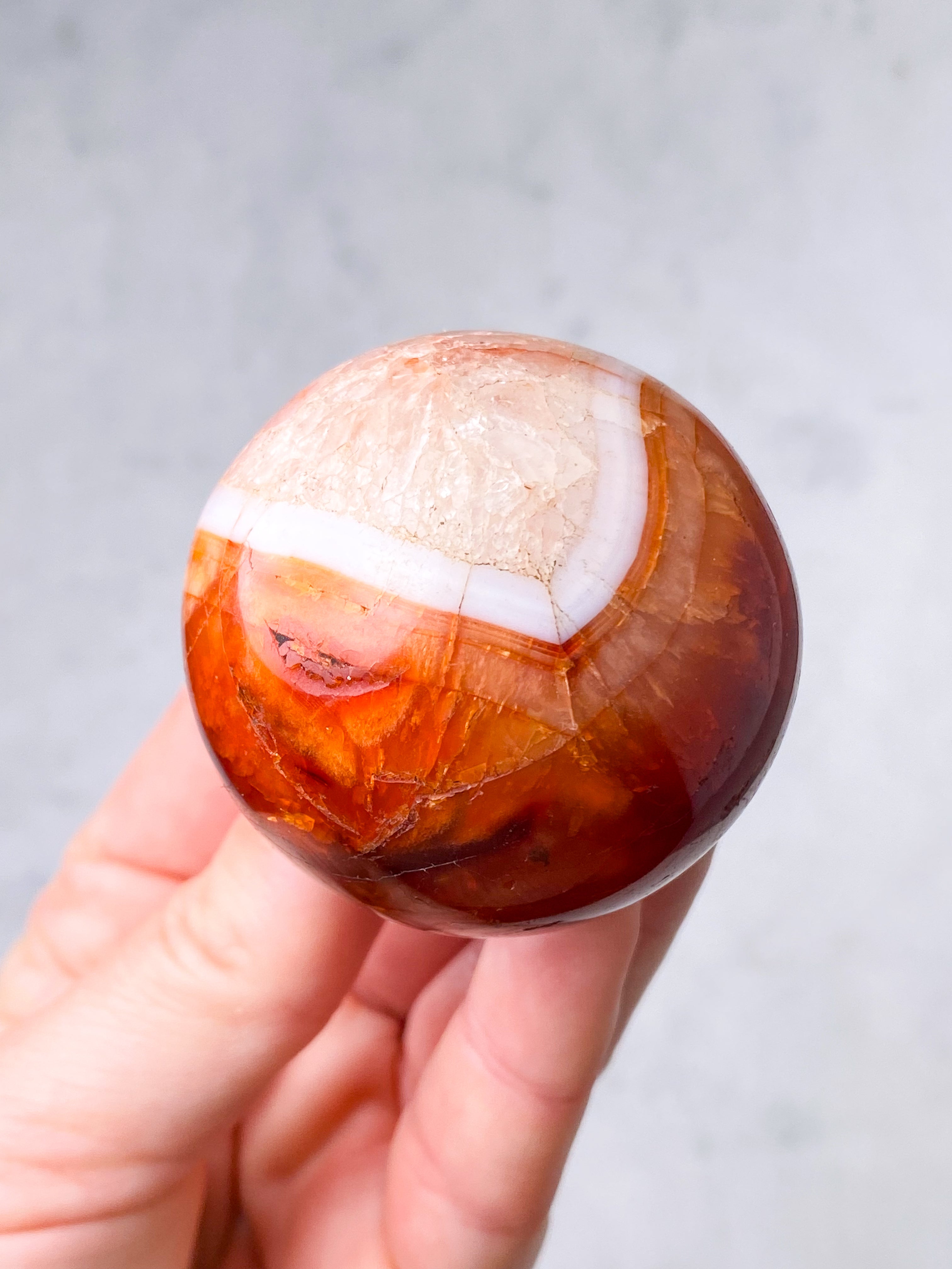 Karneol Kugle (Nr. 8)