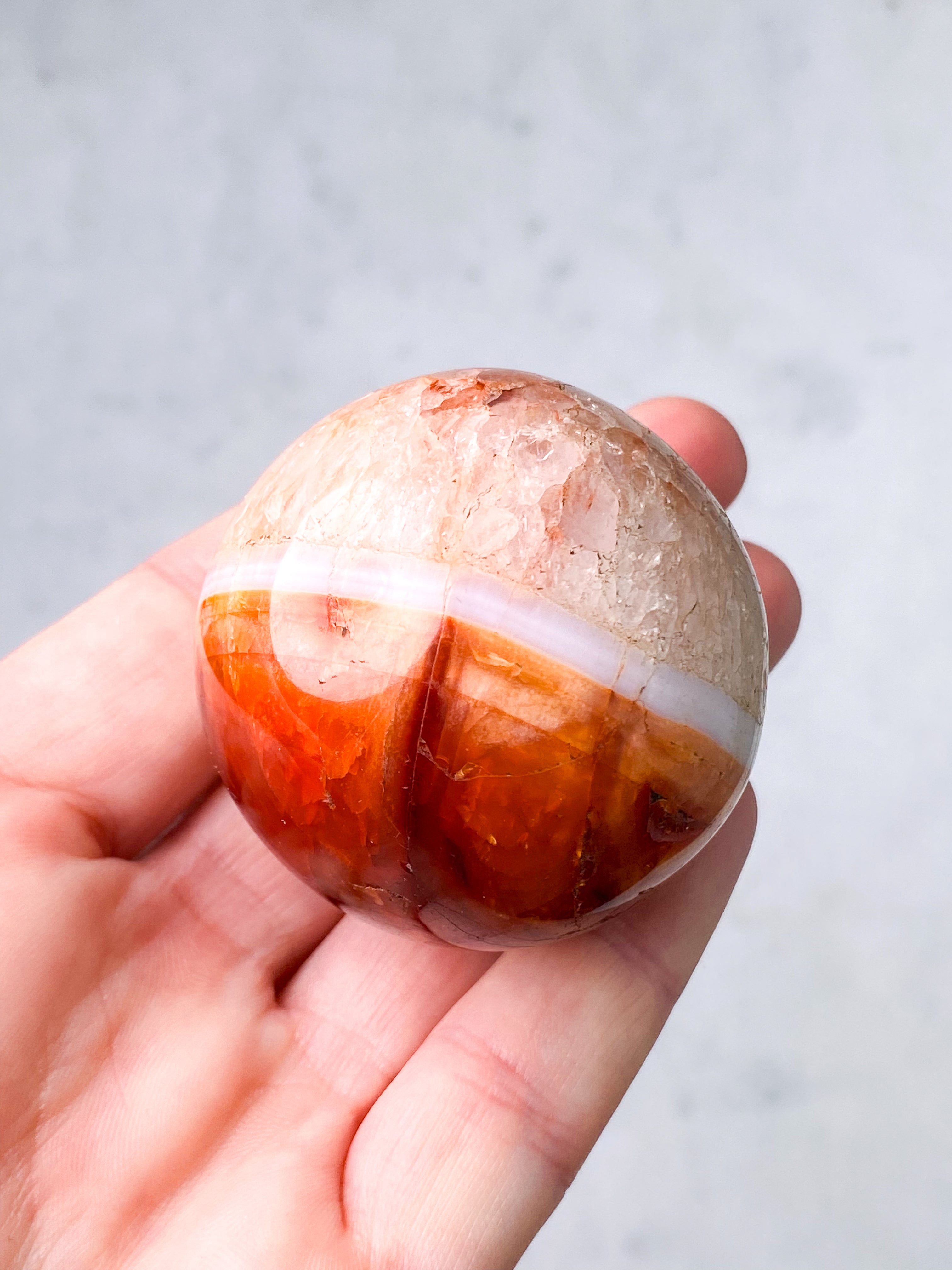 Karneol Kugle (Nr. 8)