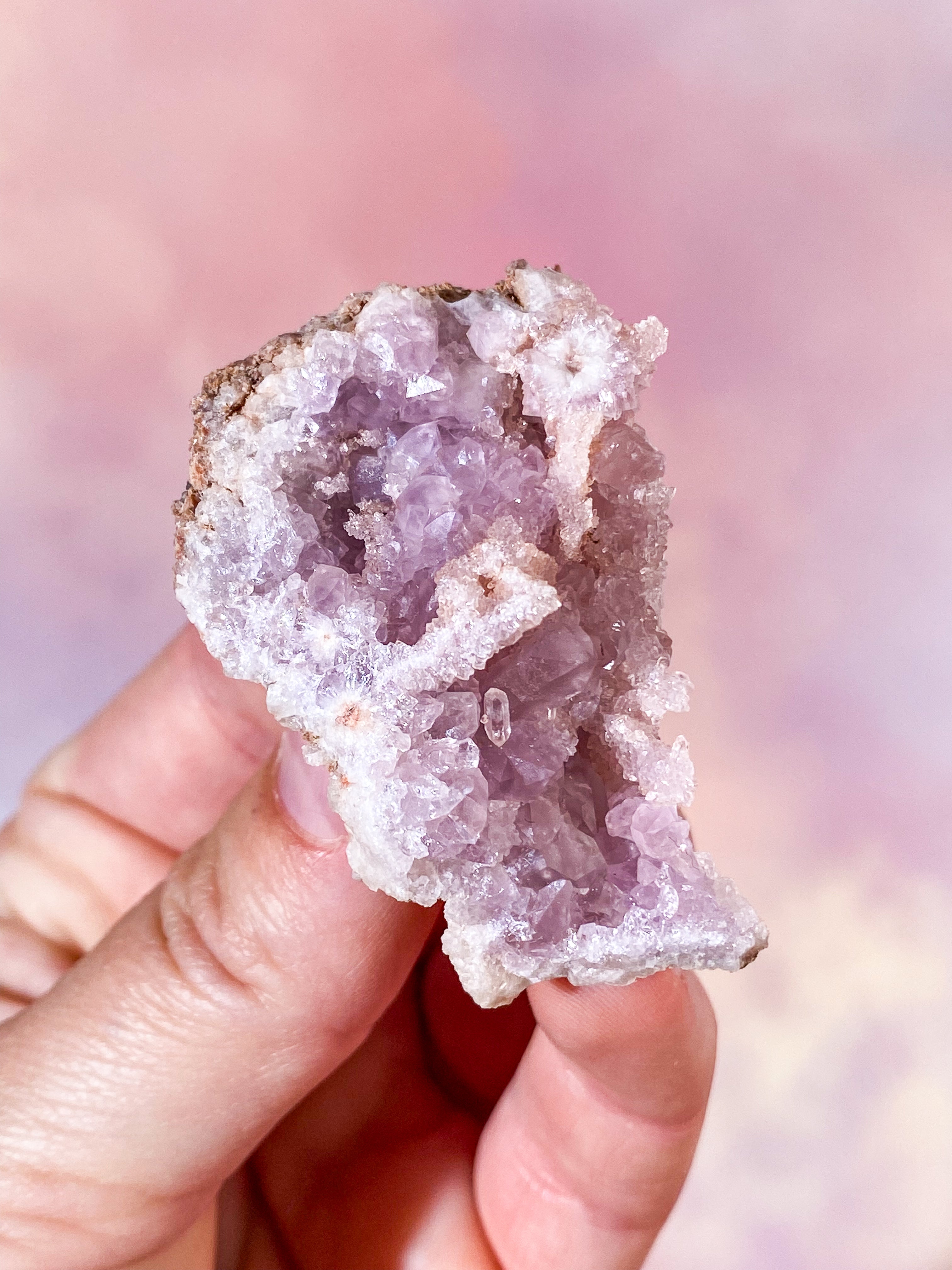 Pink Ametyst Geode (Nr. 2)