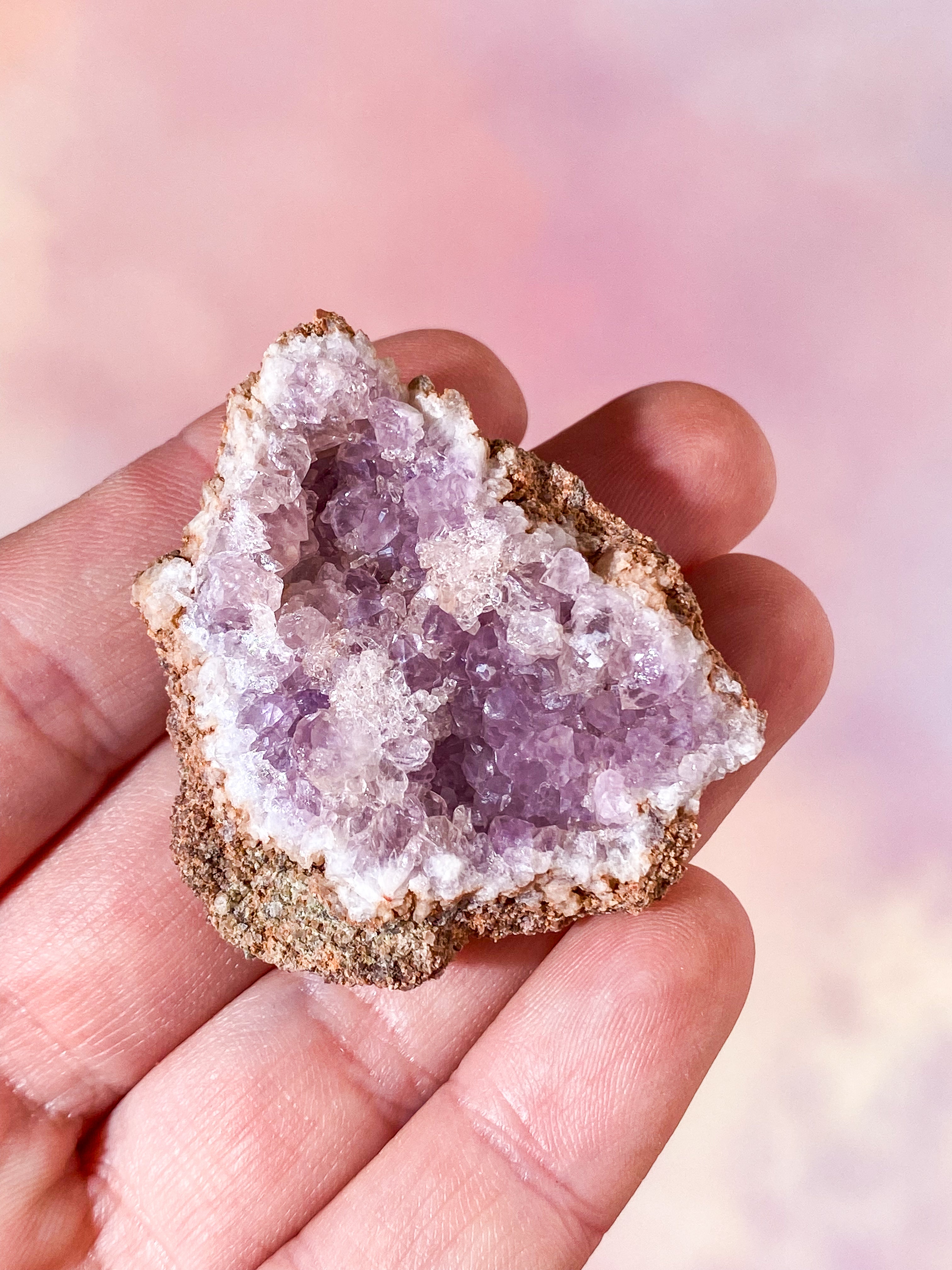 Pink Ametyst Geode (Nr. 16)