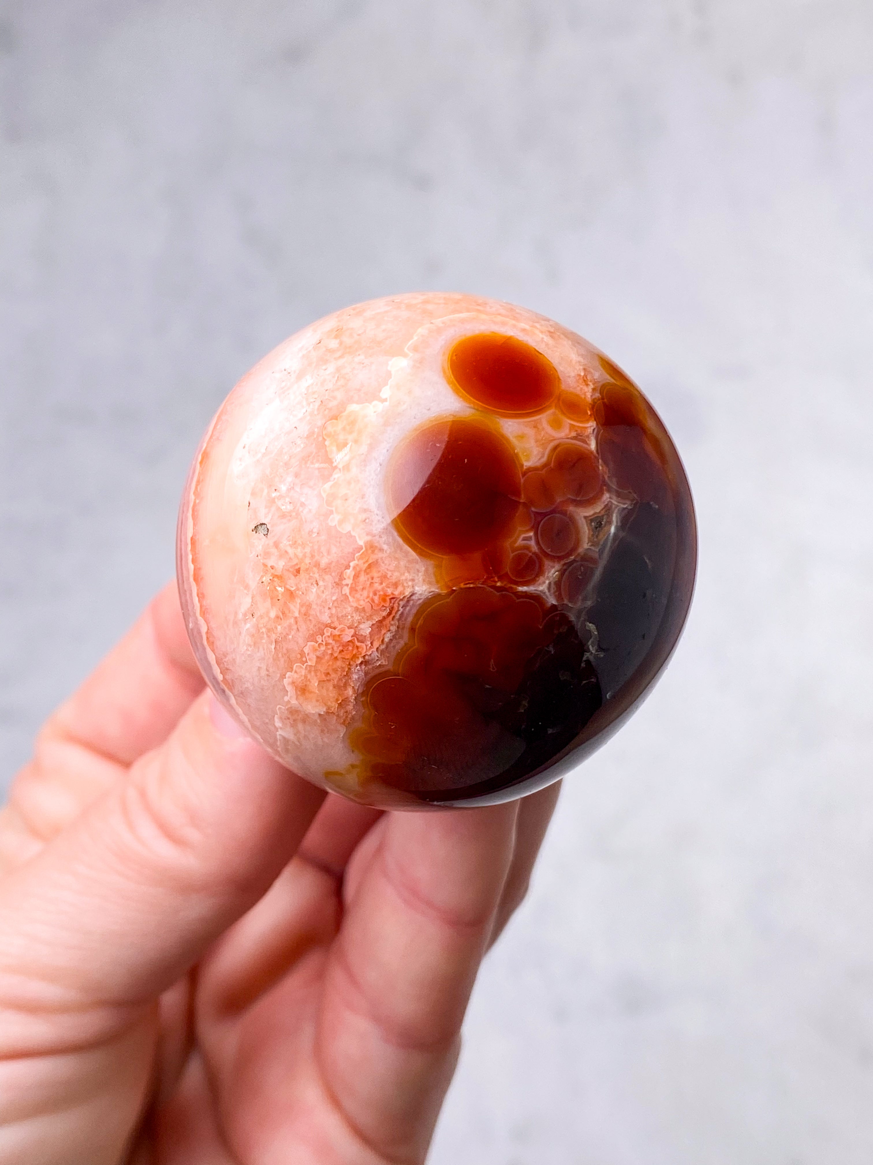 Karneol Kugle (Nr. 18)