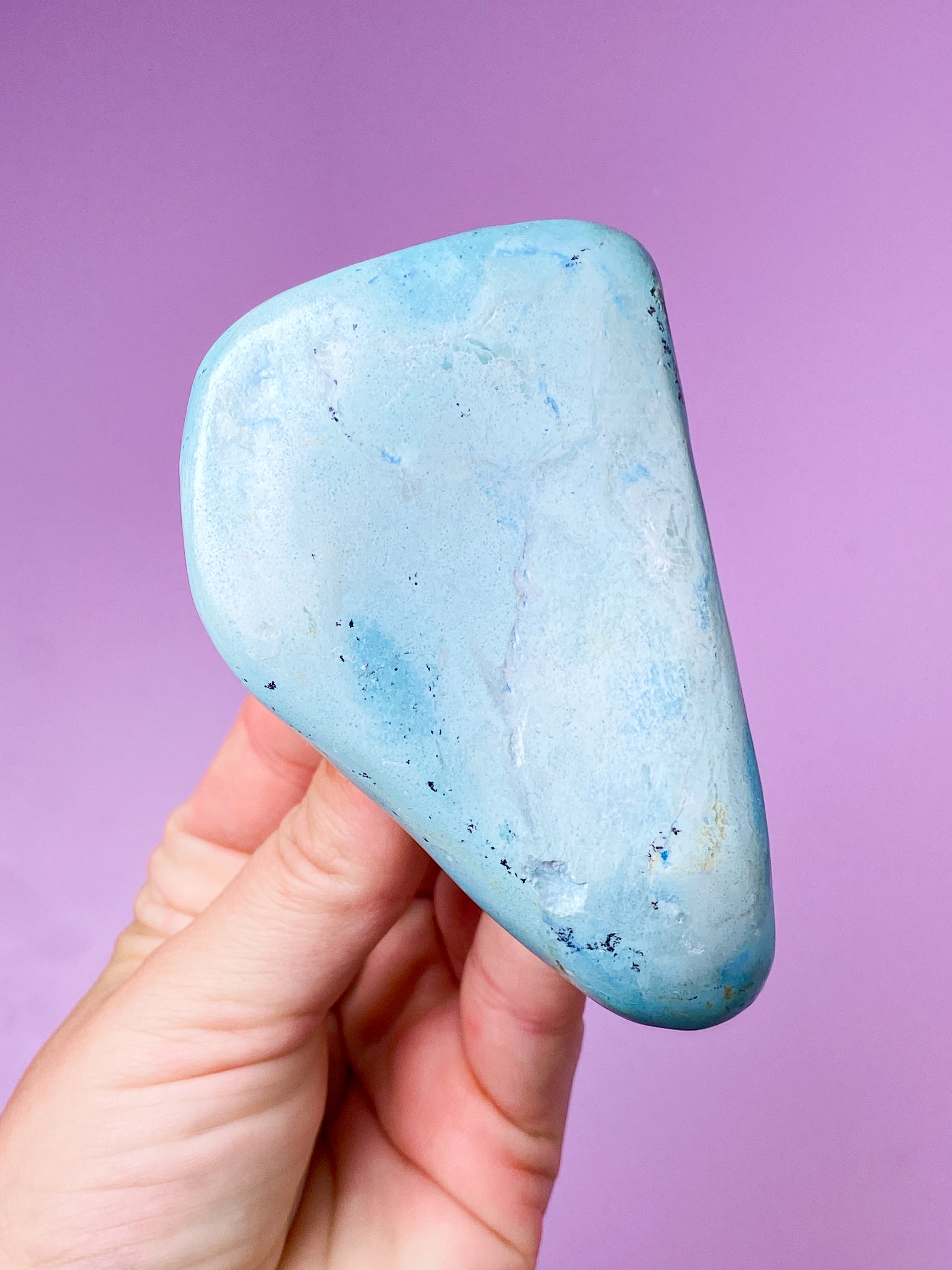 Akva Chrysocolla polerad