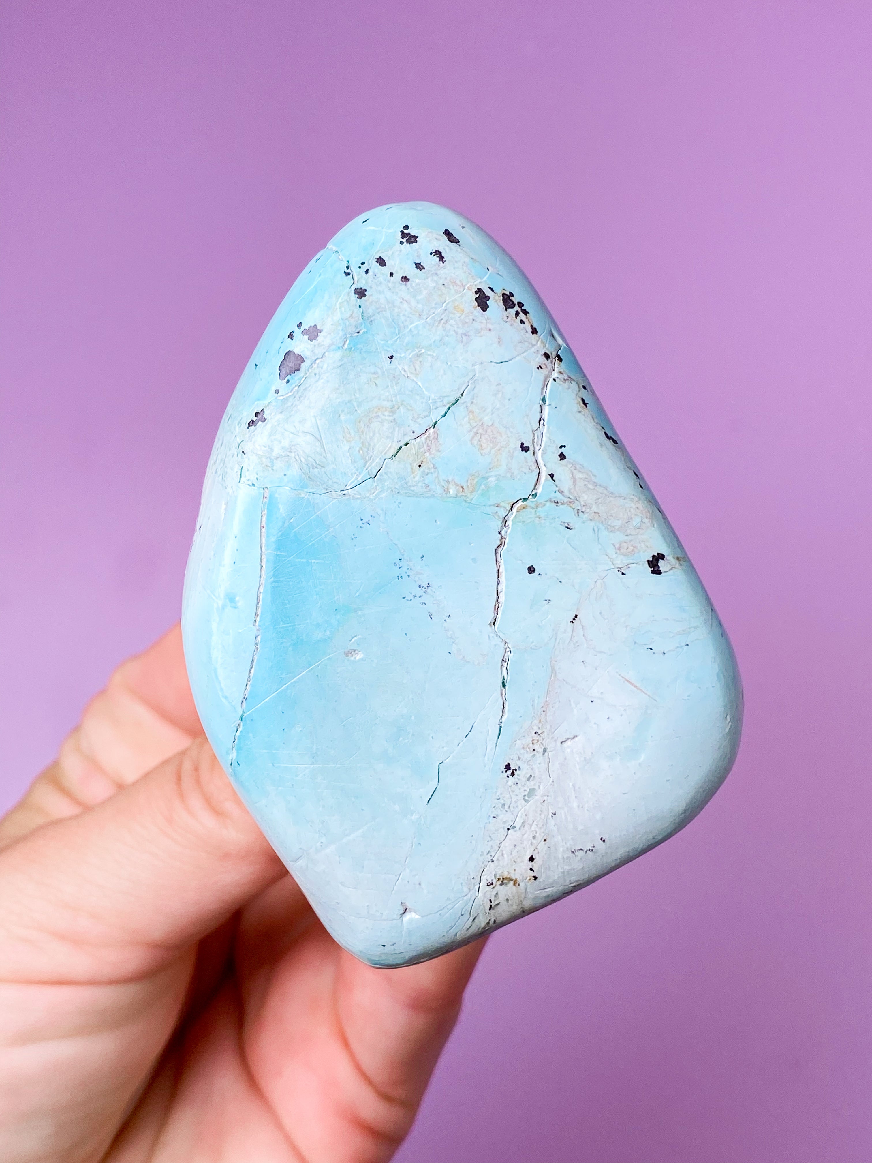 Akva Chrysocolla polerad