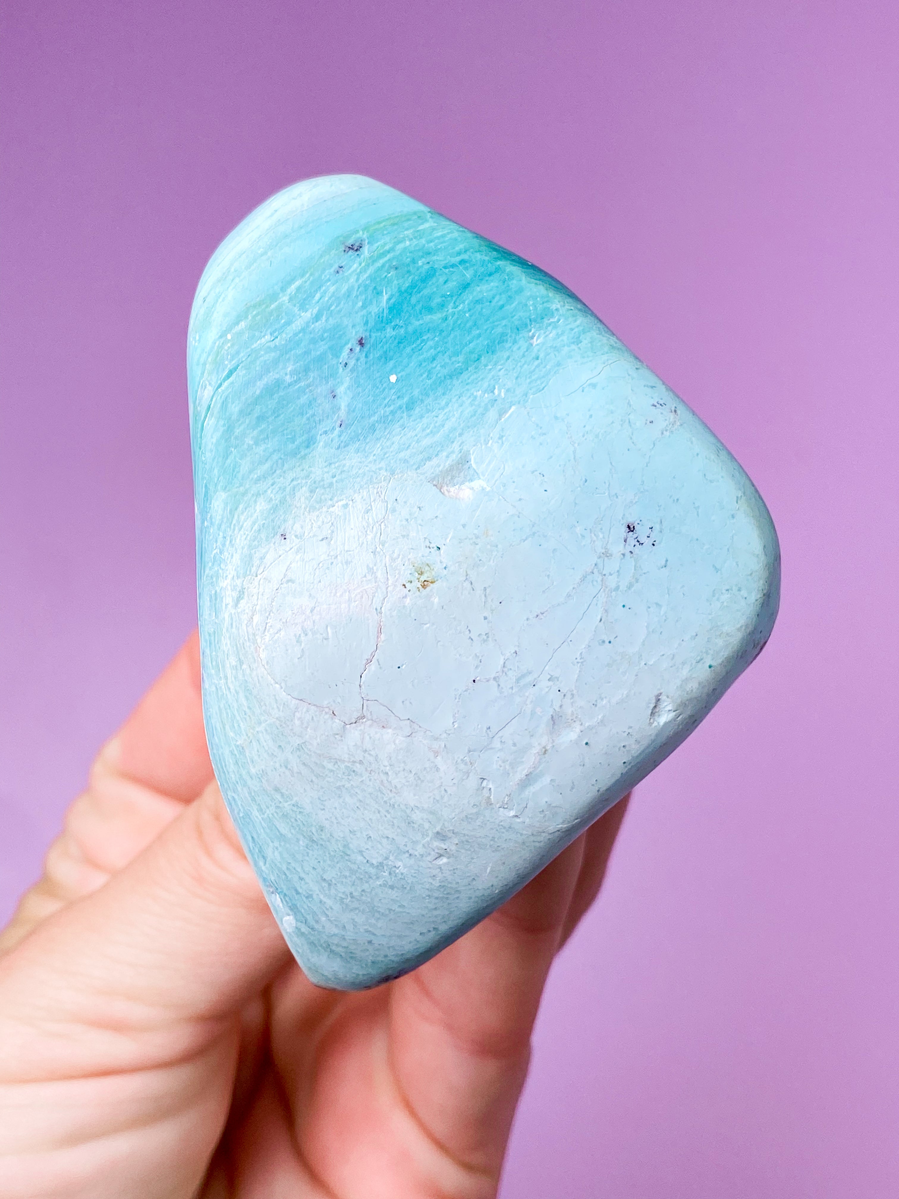 Akva Chrysocolla polerad