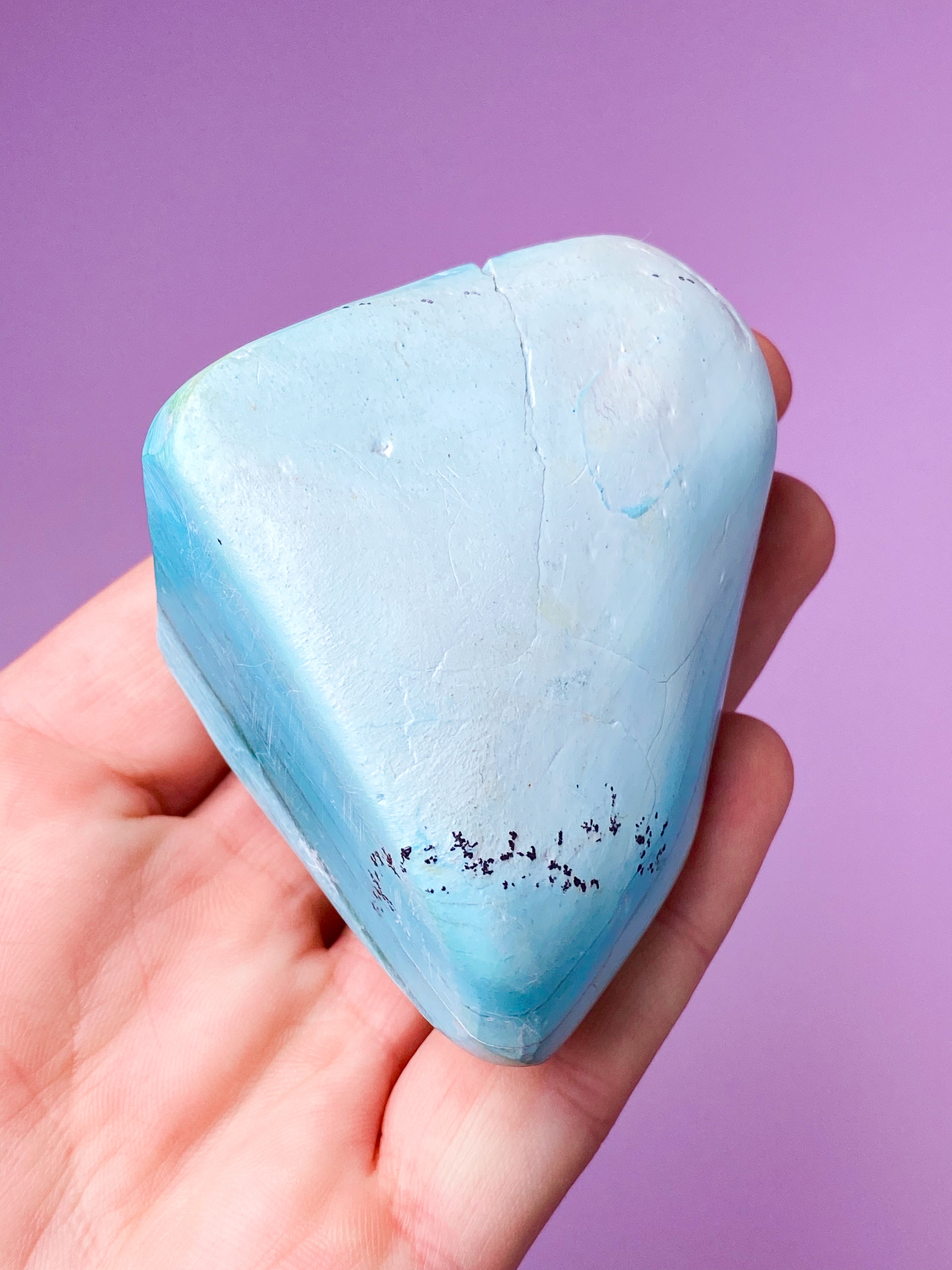 Akva Chrysocolla polerad