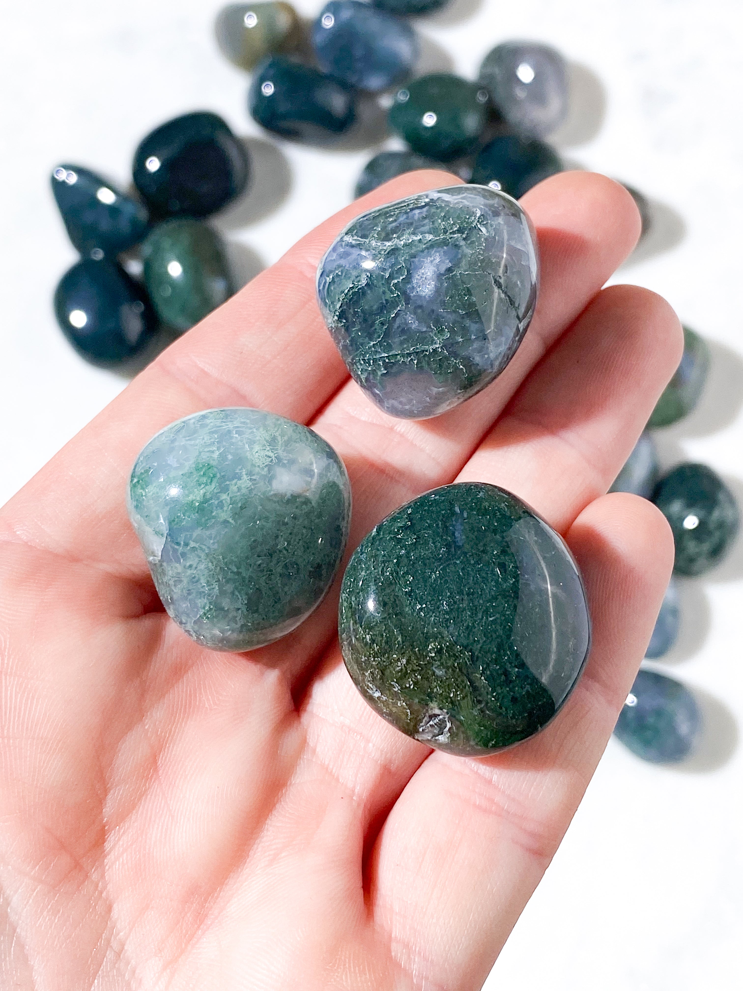 Moss Agate Polished