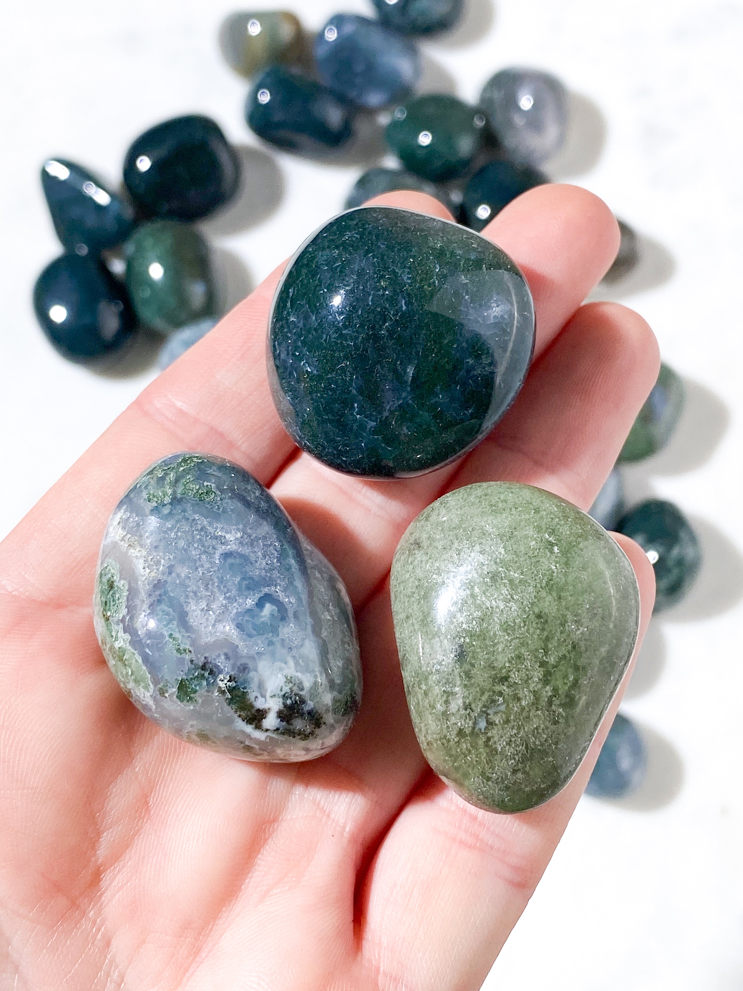 Moss Agate Polished