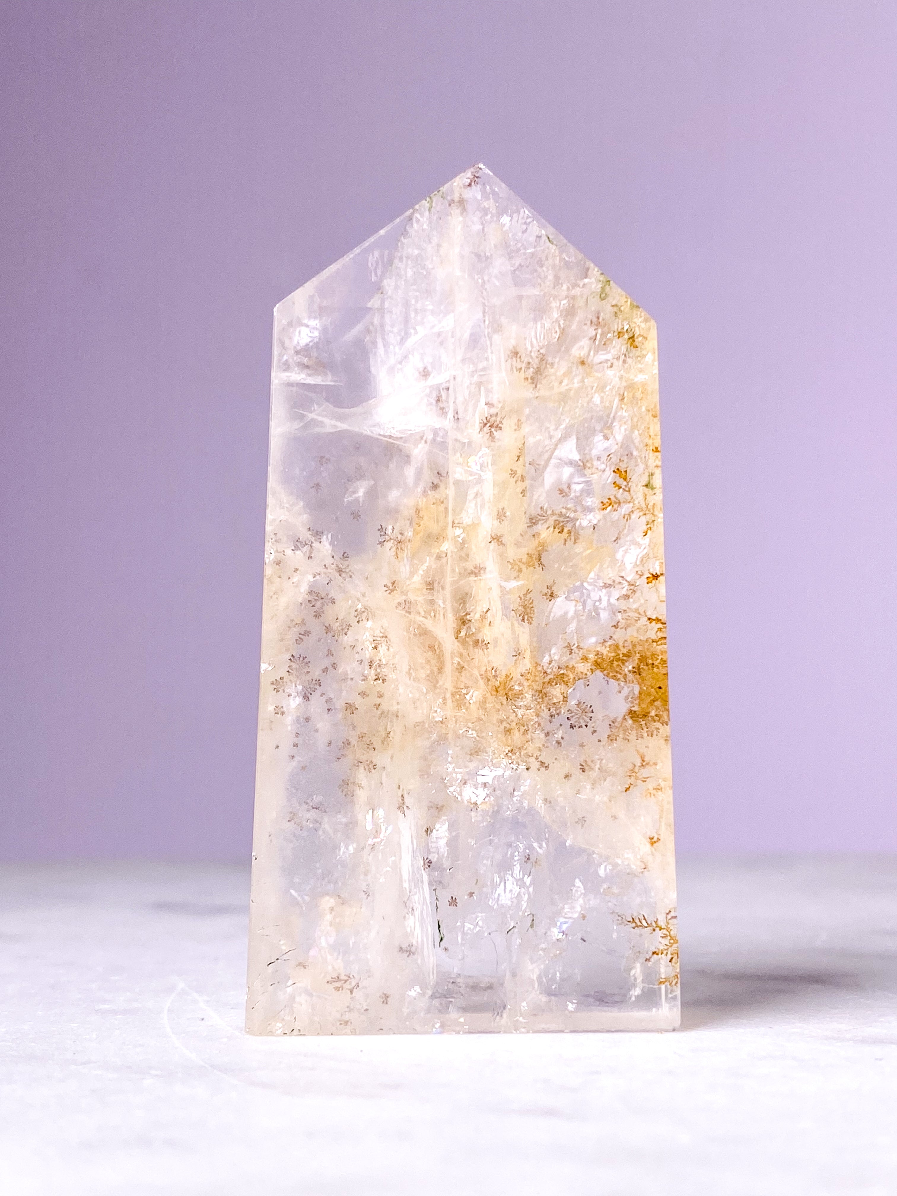 Dendrit Quartz tårn (Nr. 7) Eksklusiv Kvalitet