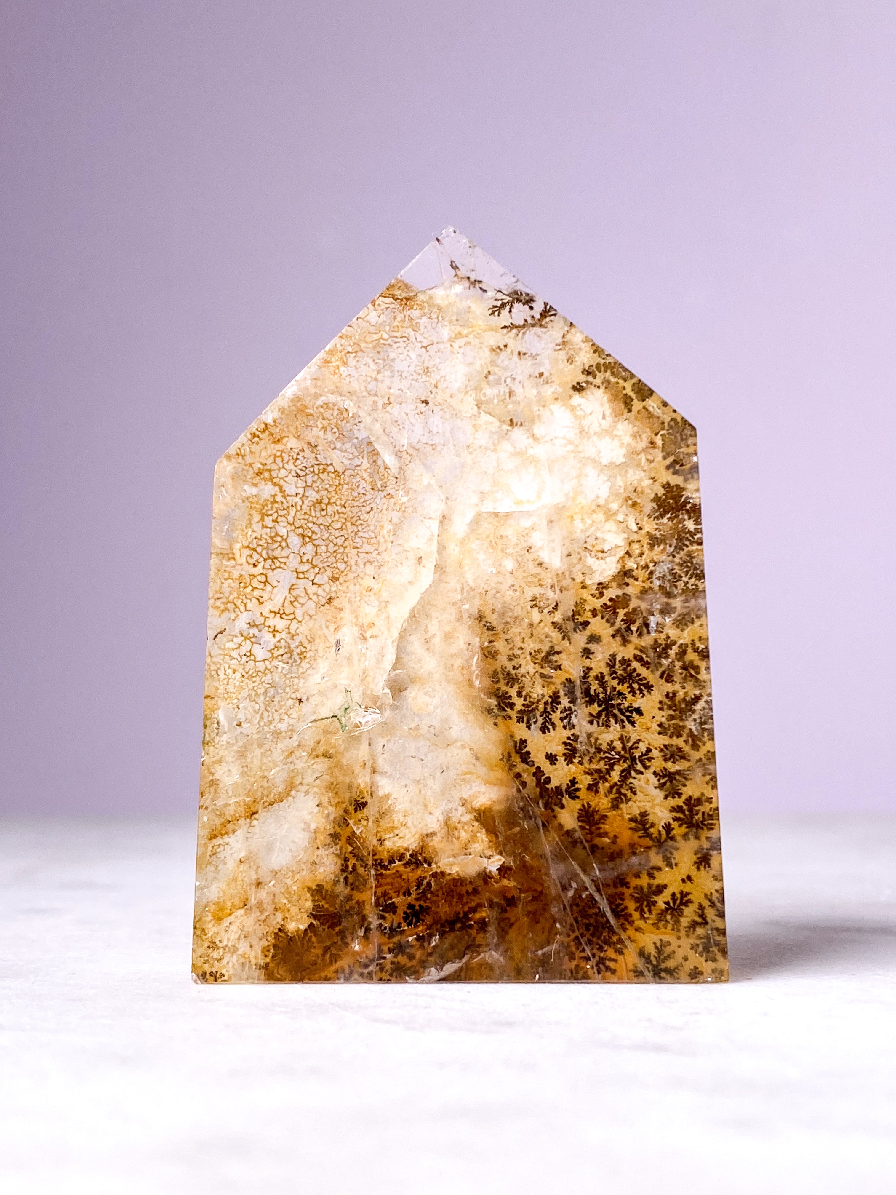 Dendrit Quartz tårn (Nr. 8) Eksklusiv Kvalitet