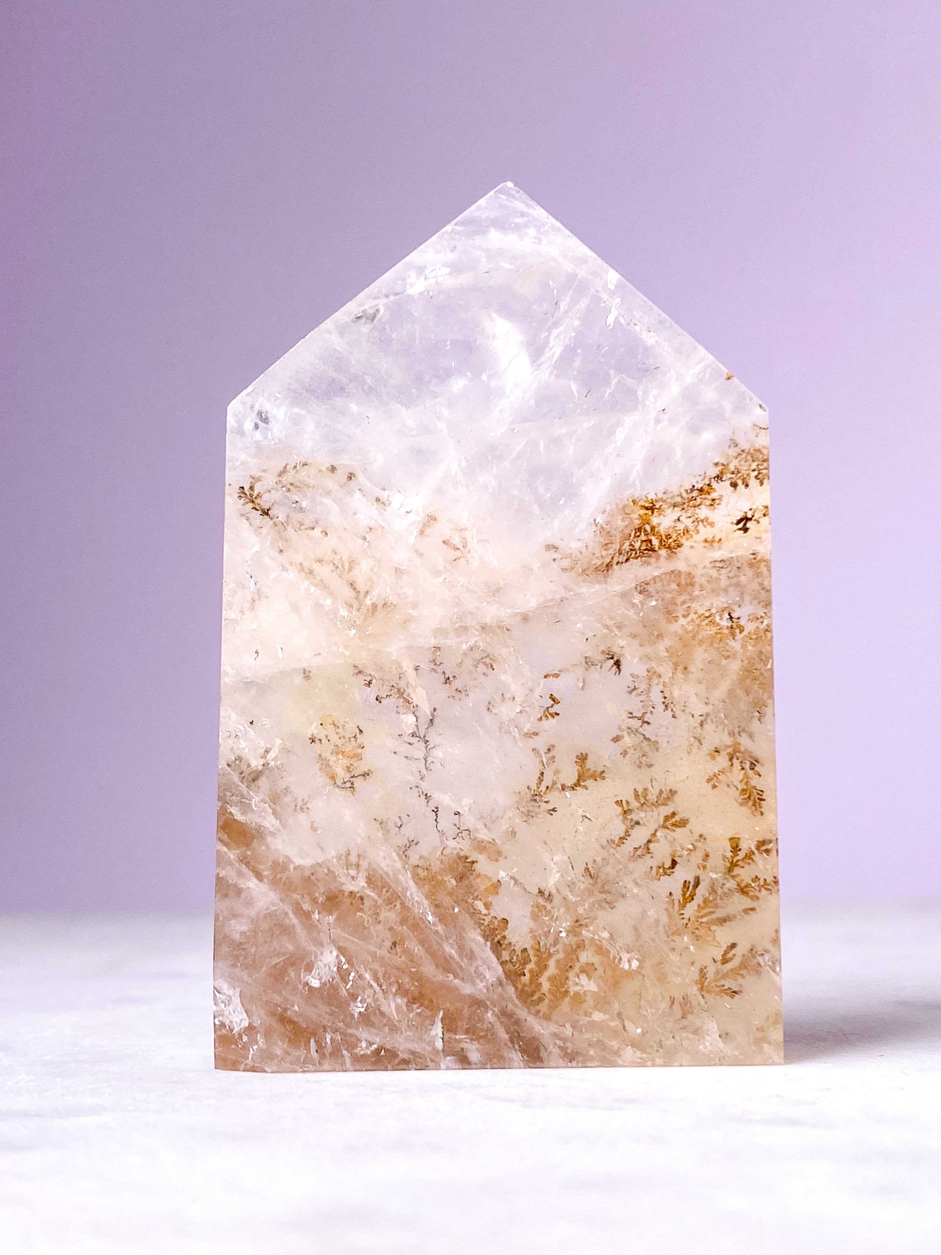 Dendrit Quartz tårn (Nr. 9) Eksklusiv Kvalitet