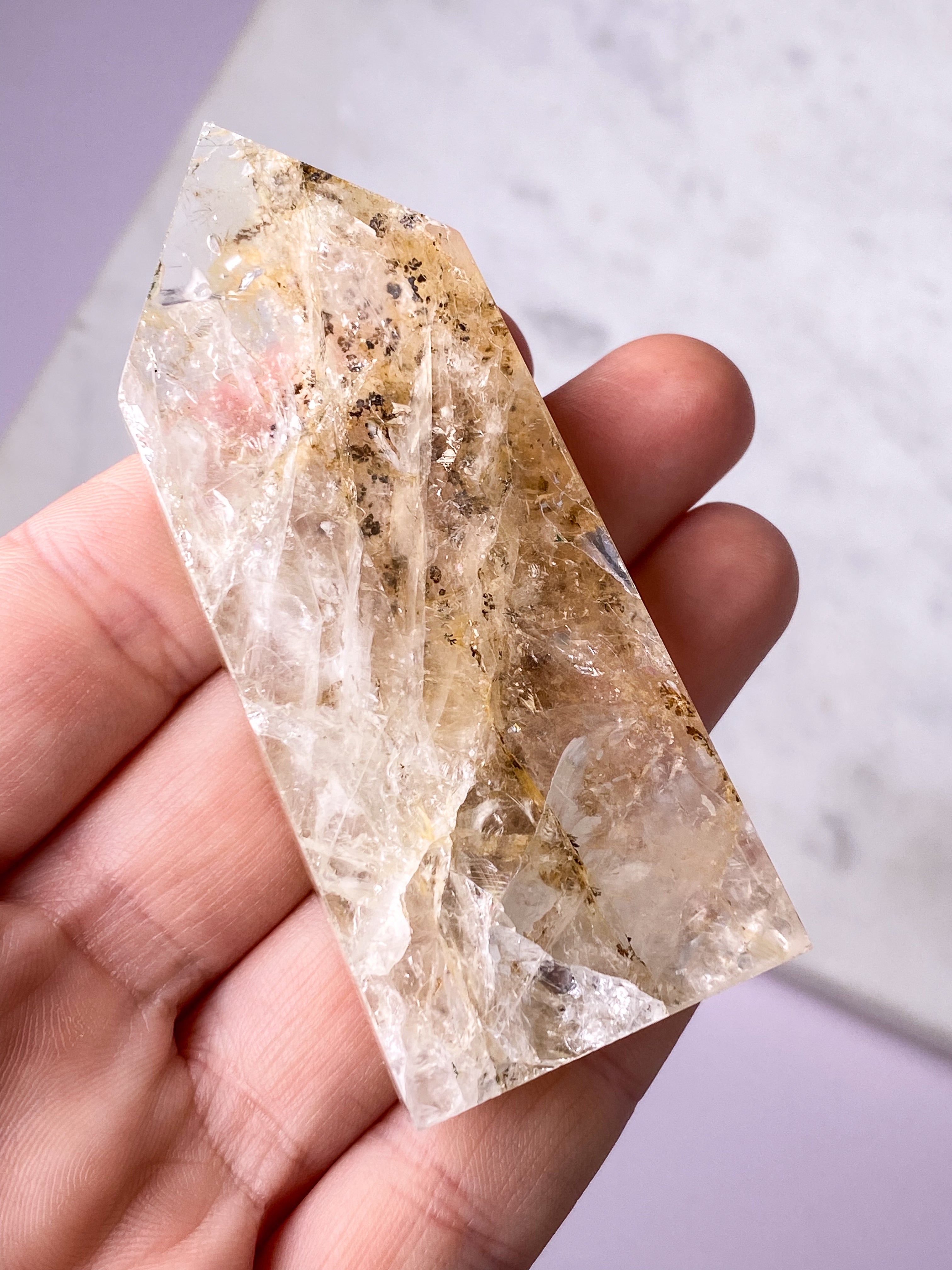 Dendrit Quartz tårn (Nr. 10) Eksklusiv Kvalitet