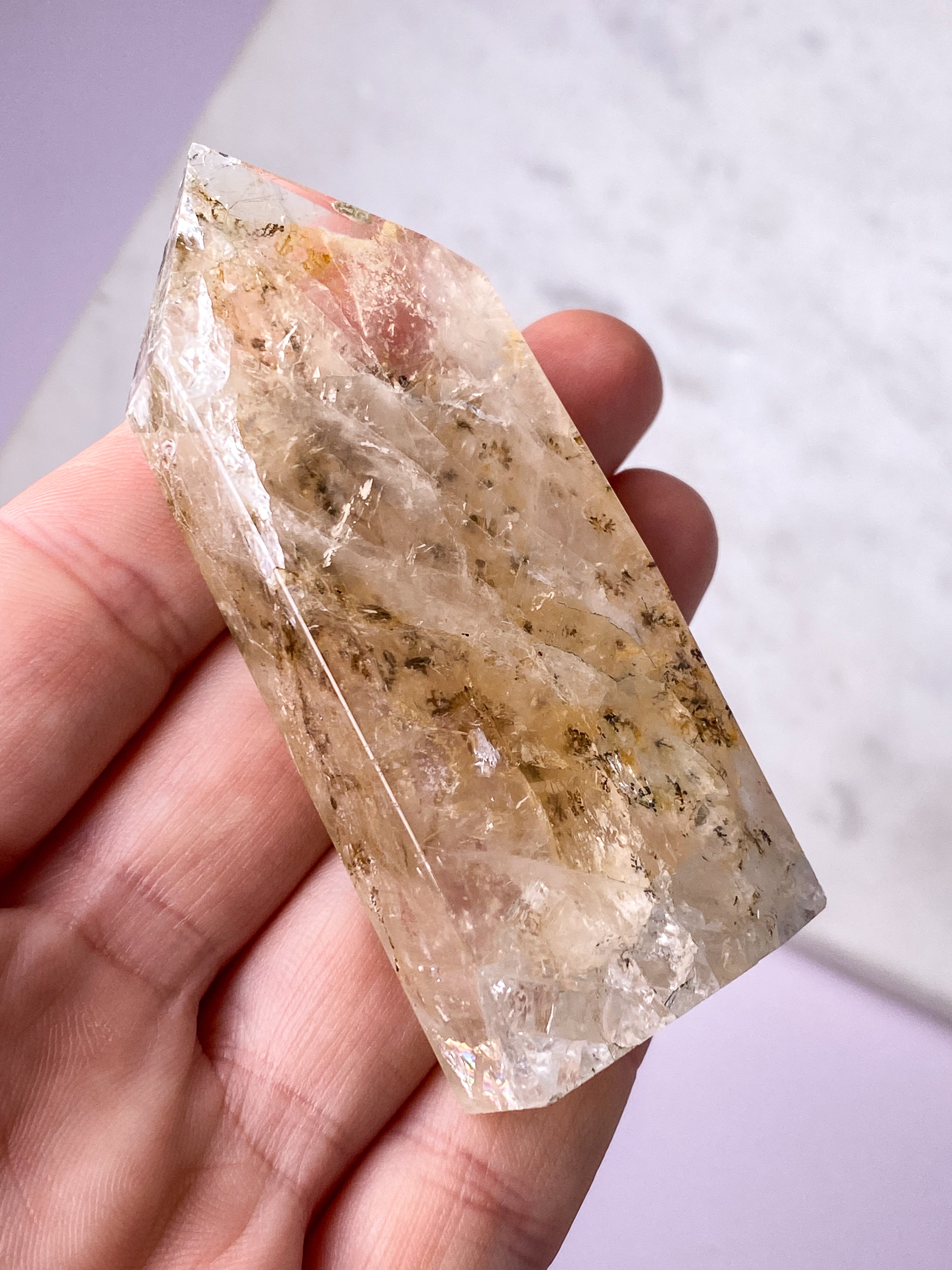 Dendrit Quartz tårn (Nr. 10) Eksklusiv Kvalitet