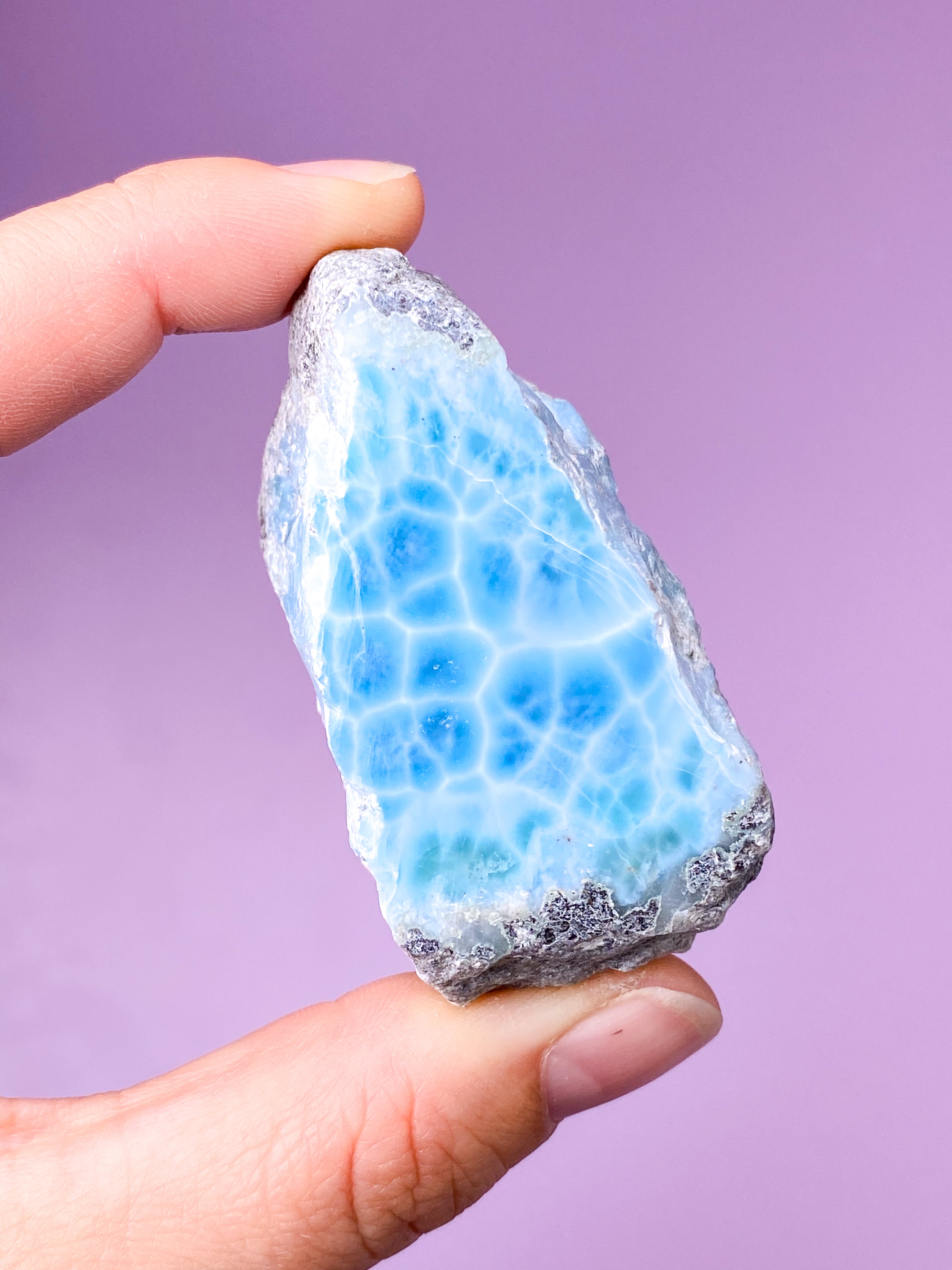 Larimar Semipoleret (Nr. 20)